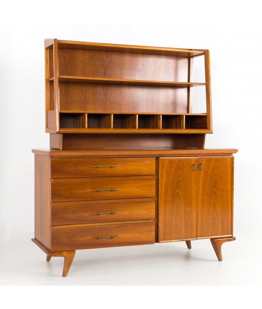 Mid Century Modern Cherry Buffet And Hutch For Mid Century Buffets (View 9 of 30)
