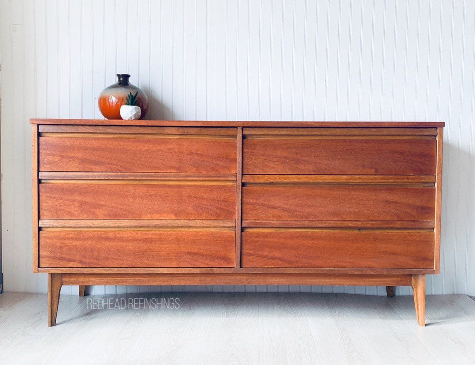 Mid Century Modern Dresser, Buffet, Credenza, Changing Table With Blush Deco Credenzas (View 12 of 30)