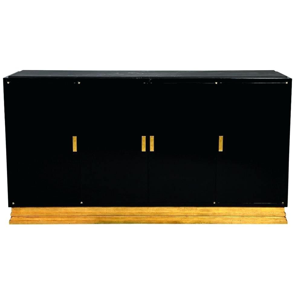Modern Black Sideboard – Numerologia In Black Hutch Buffets With Stainless Top (View 26 of 30)
