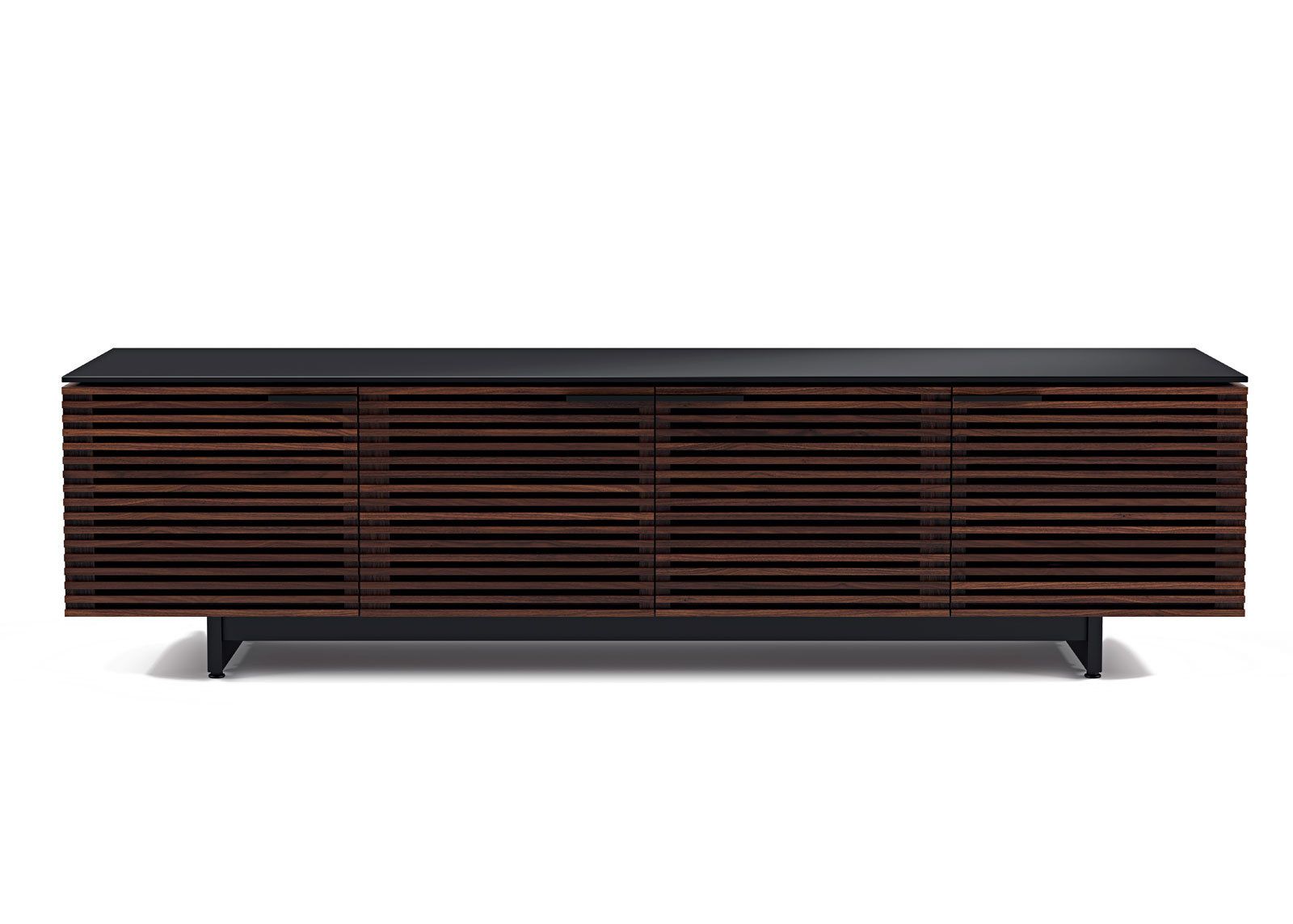 Modern & Contemporary Low Profile Tv Stand | Allmodern Pertaining To Symmetric Blue Swirl Credenzas (View 12 of 30)