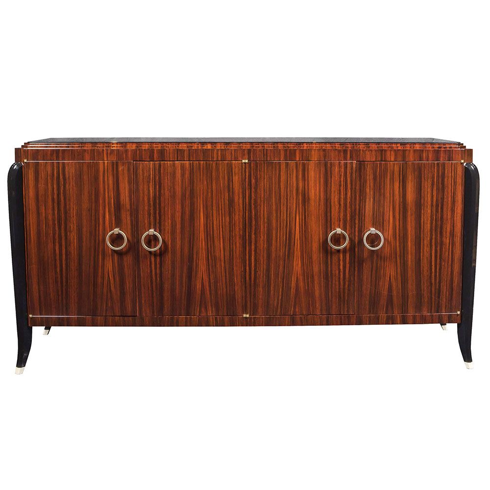 Modern Sideboard Etienne In Rosewood And Lacquered Legs With Within Etienne Sideboards (Photo 23 of 30)