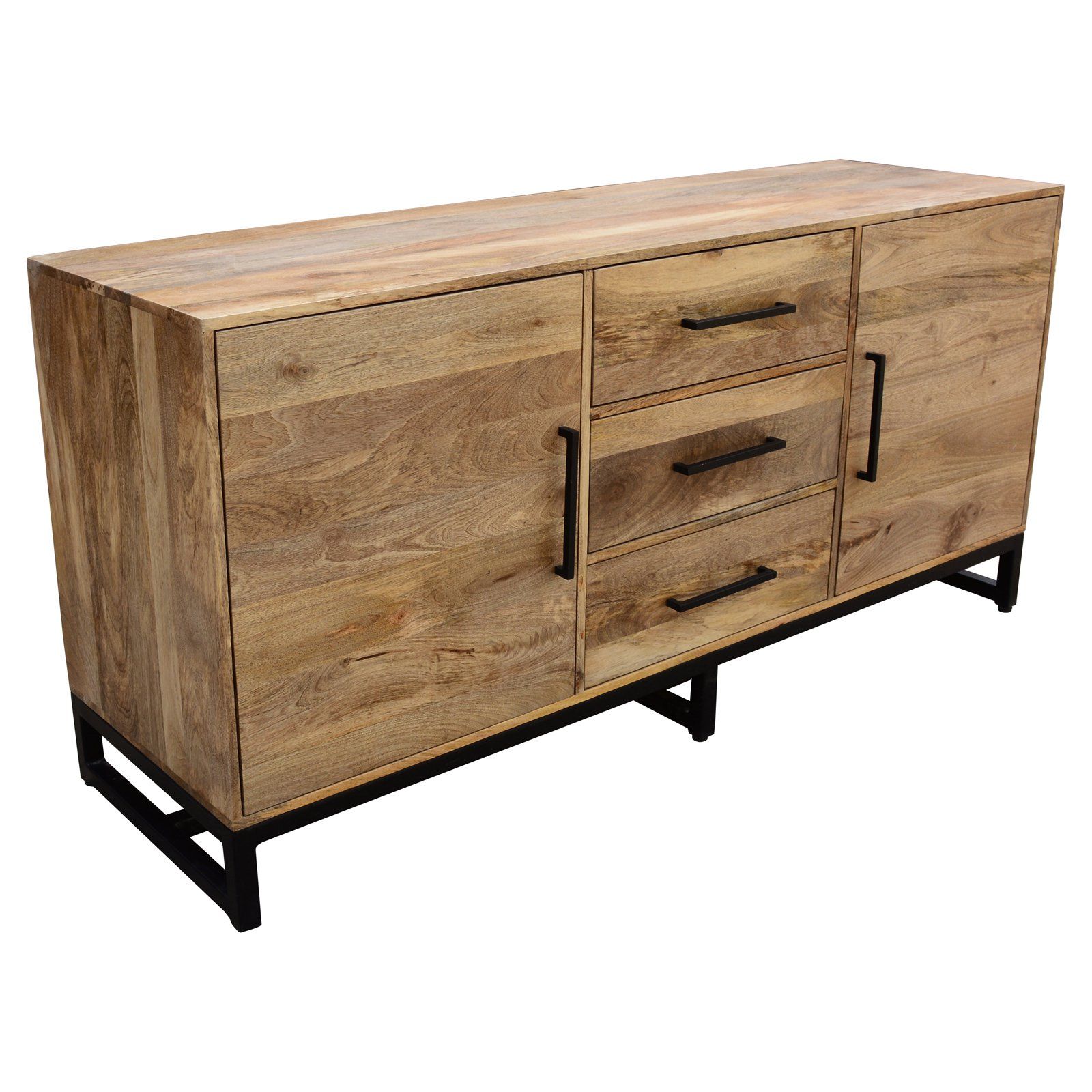 Moes Home Collection Colvin 3 Drawer Sideboard | Products In Within Industrial Style 3 Drawer Buffets (View 8 of 30)