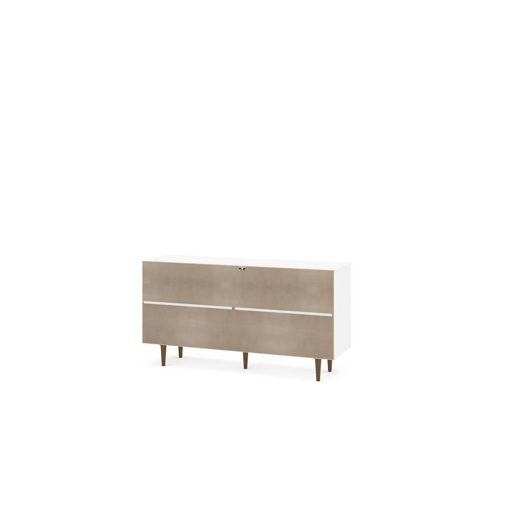 Naples White And Dark Brown Sideboard 1802750001 – The Home With Light White Oak Two Tone Modern Buffets (View 24 of 30)