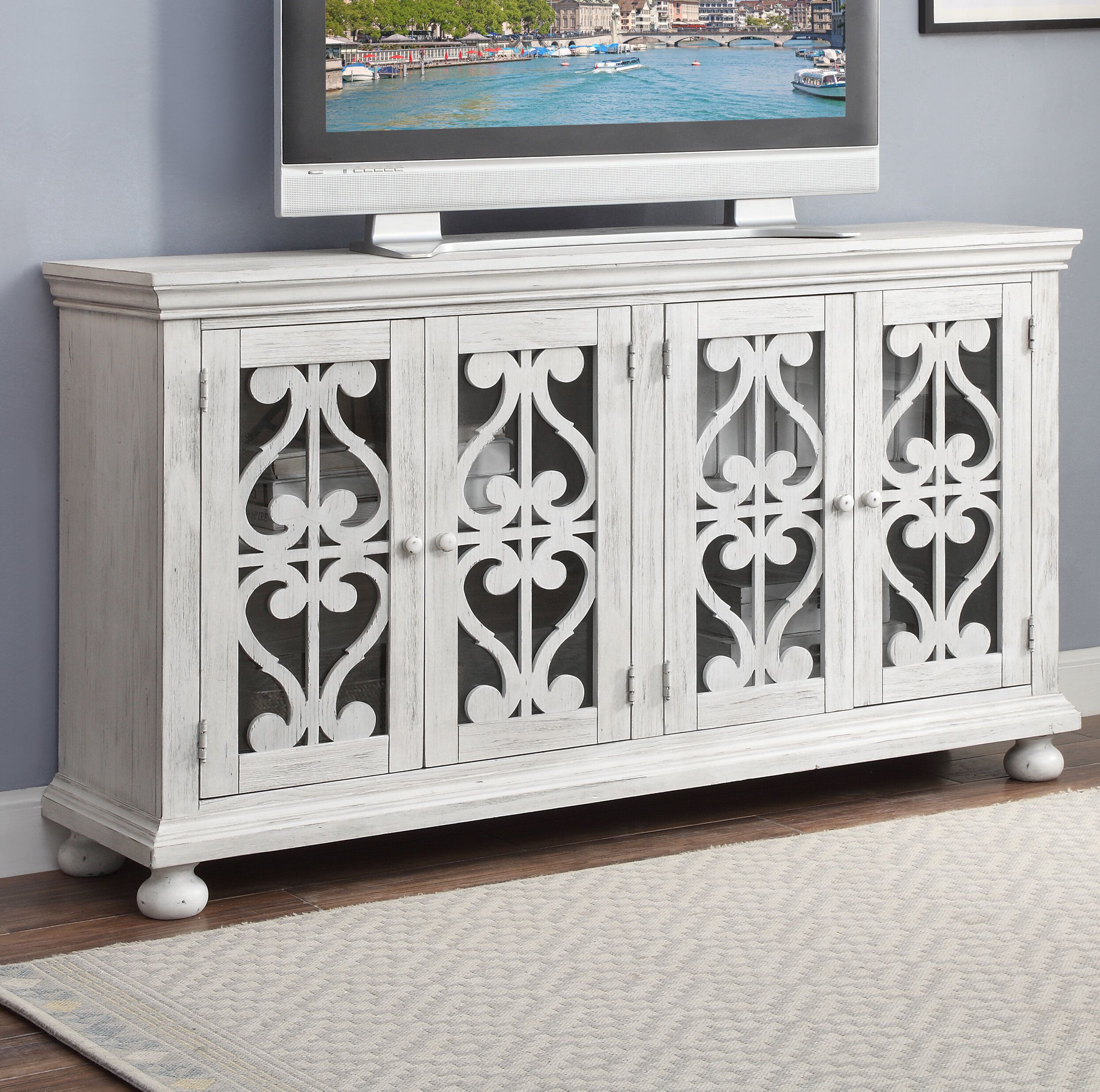 Ophelia & Co. Caigan Credenza | Wayfair For Tott And Eling Sideboards (Photo 14 of 30)