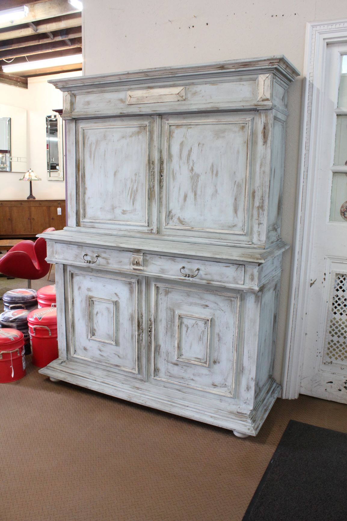 Painted French Oak Buffet Cabinet In French Oak Buffets (View 18 of 30)