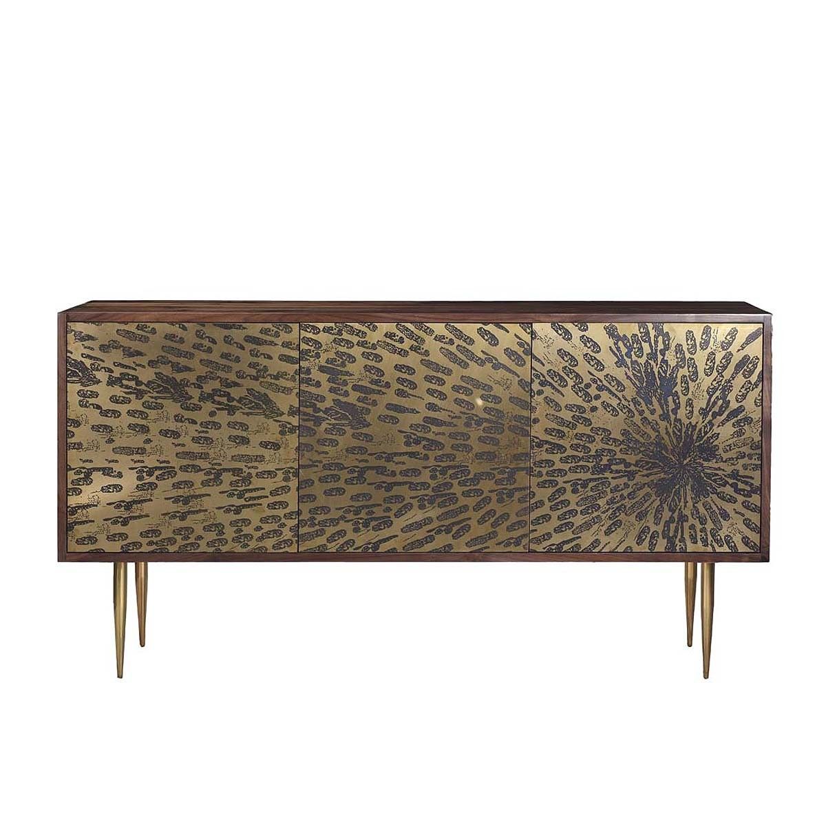 Peacock Credenza Pertaining To Purple Floral Credenzas (View 12 of 30)