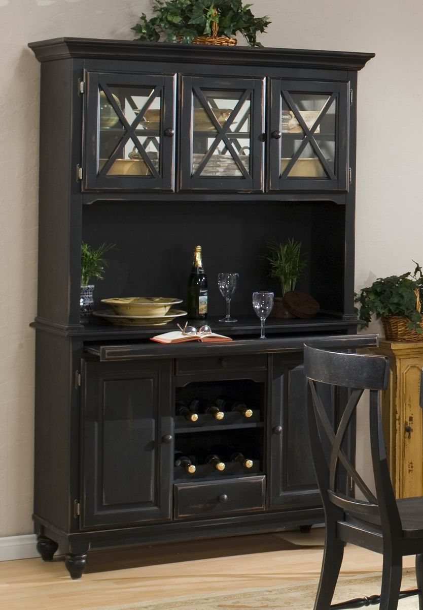 Pin On Home Decor For Black Hutch Buffets With Stainless Top (View 6 of 30)