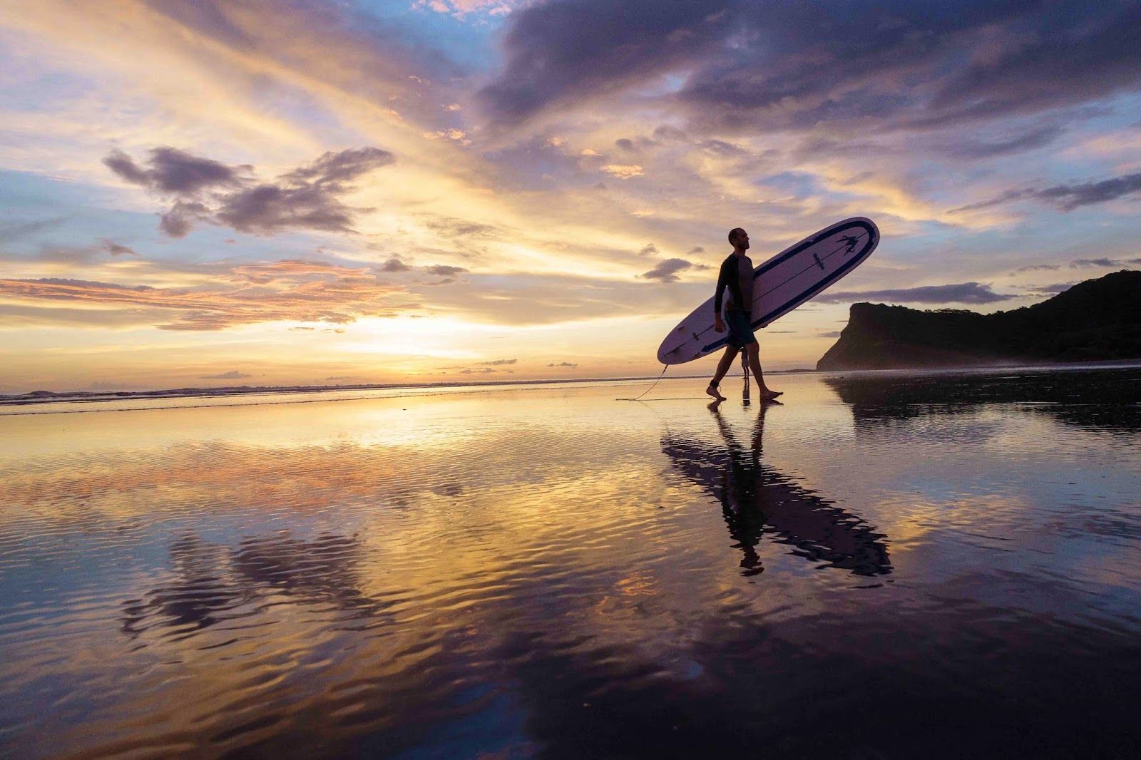 Poppy's Velo Ventures.: P + S Drake Surfing In Nicaragua In Papaya Burst Credenzas (Photo 22 of 30)