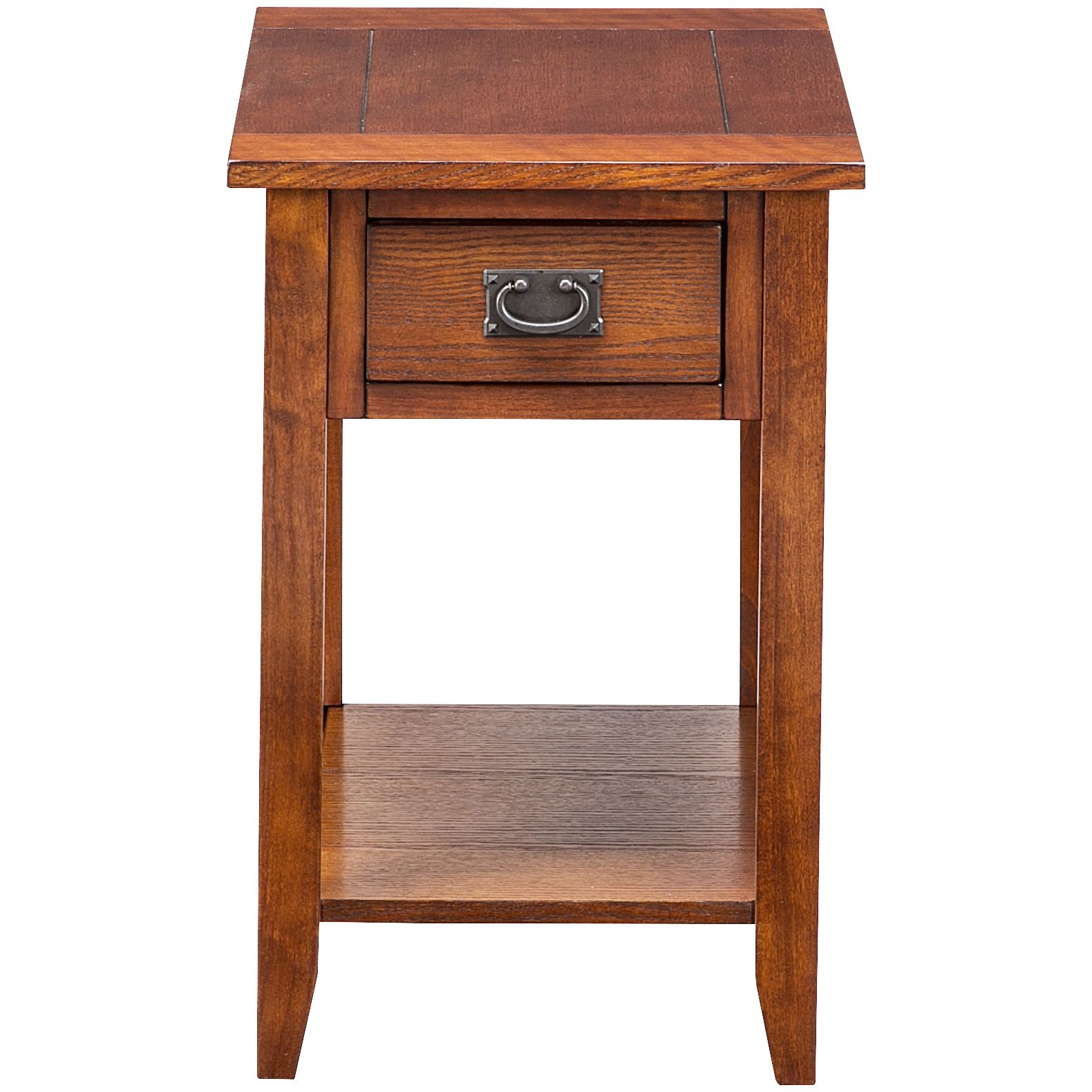 Rutledge Mission Oak Chairside Table | Slumberland Furniture With Regard To Rutledge Sideboards (View 25 of 30)
