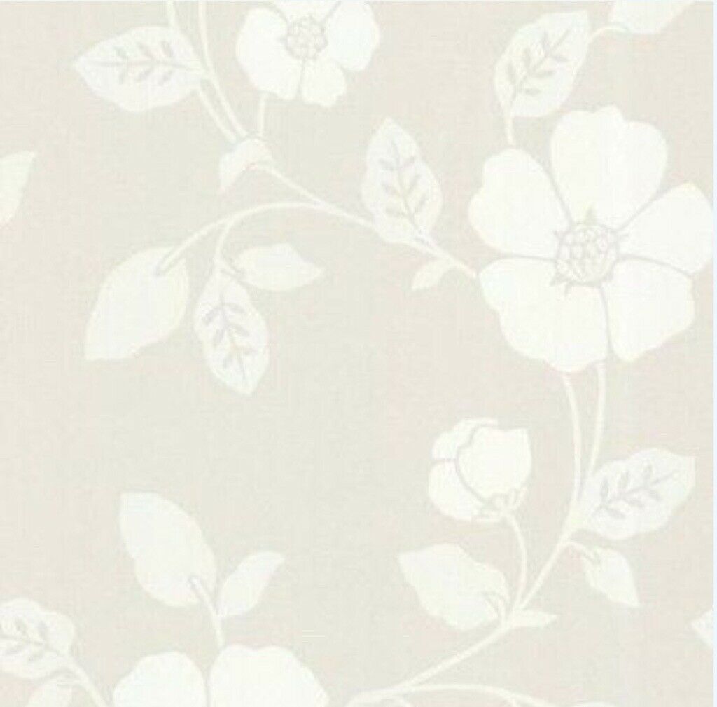 Sayles Cream Modern Poppy Floral Wallpaper | In Morley, West Yorkshire |  Gumtree Throughout Sayles Sideboards (View 21 of 30)