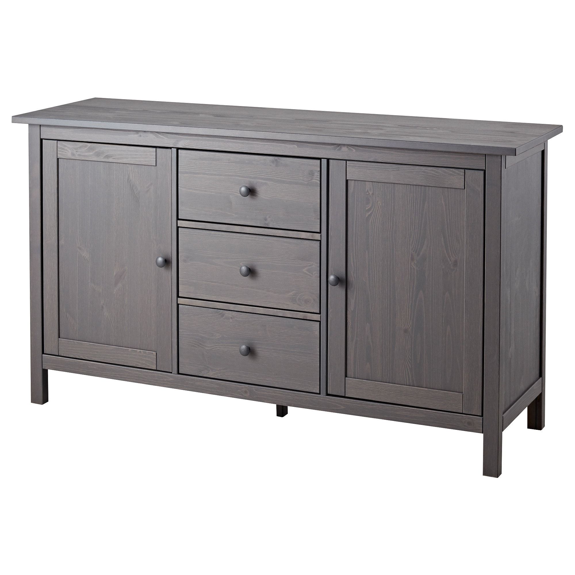 Sideboard Hemnes Gray Dark Gray Stained Throughout White And Grey Sideboards (View 29 of 30)