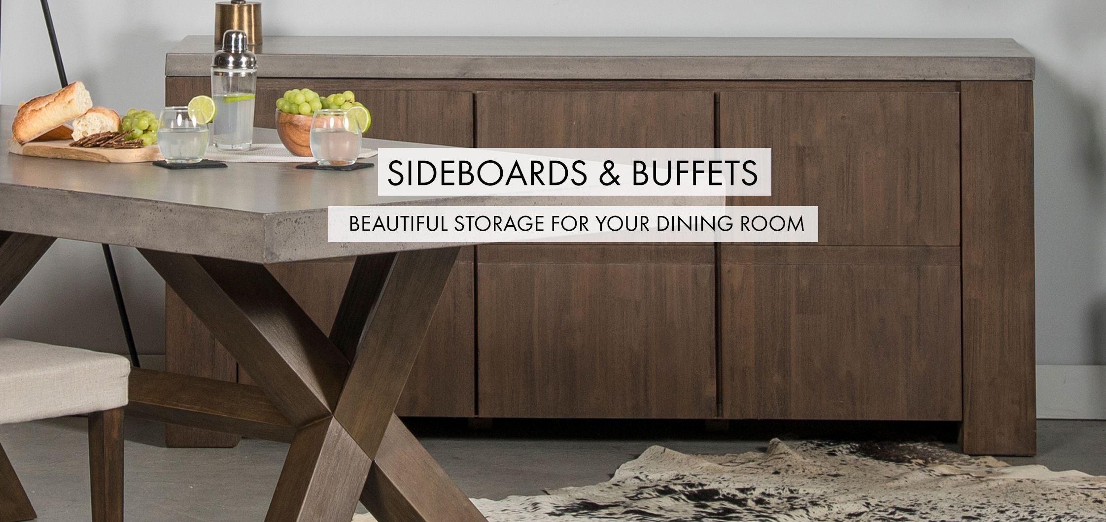 Sideboards & Buffets | Muse And Merchant For Grey Wooden Accent Buffets (View 18 of 30)