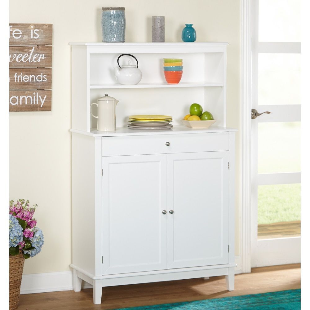 Simple Living Farmhouse Buffet With Hutch | Kitchen Re Do Regarding Simple Living Montego Two Door Buffets (Photo 9 of 30)