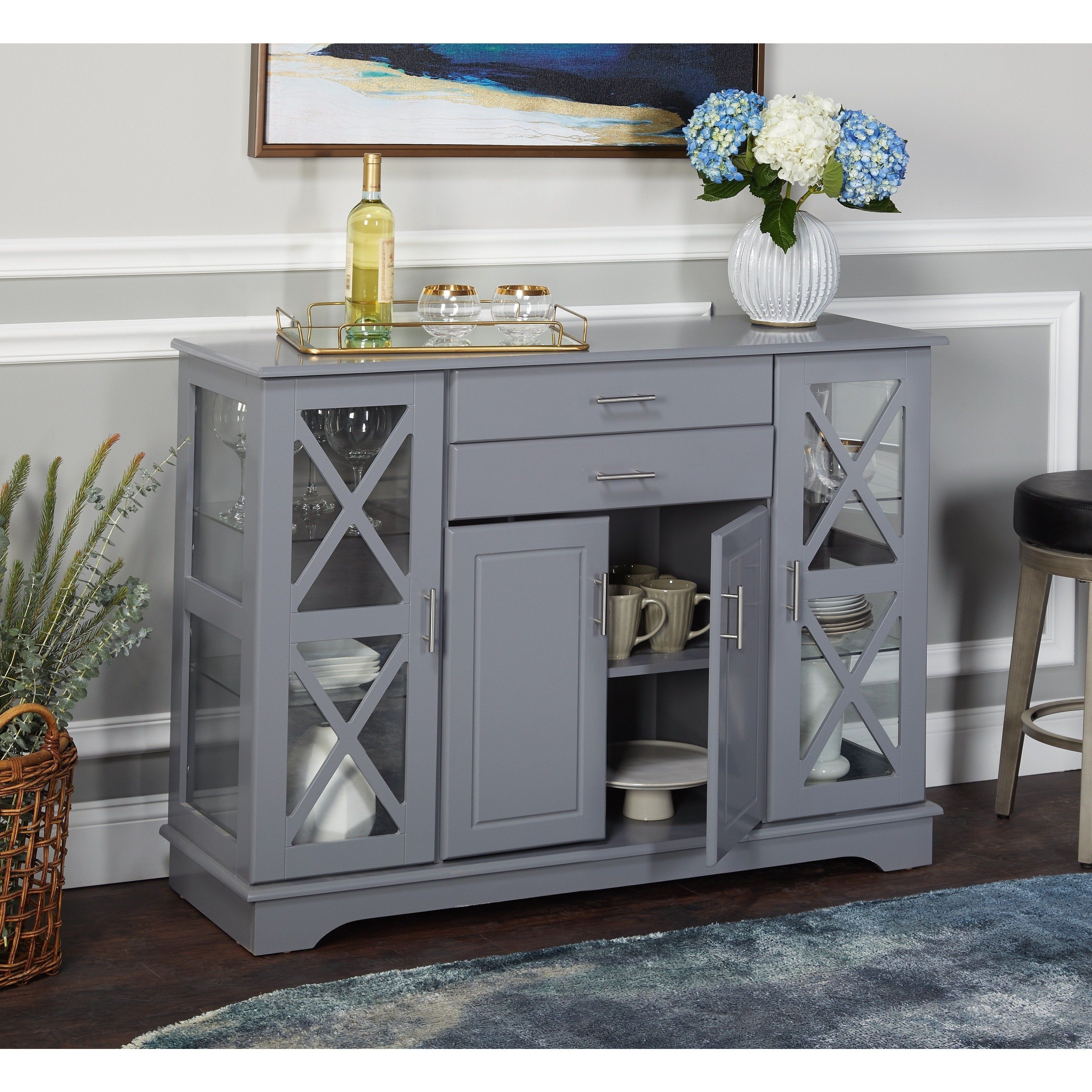 Simple Living Kendall Buffet With Regard To Simple Living Antique White Kendall Buffets (View 7 of 30)