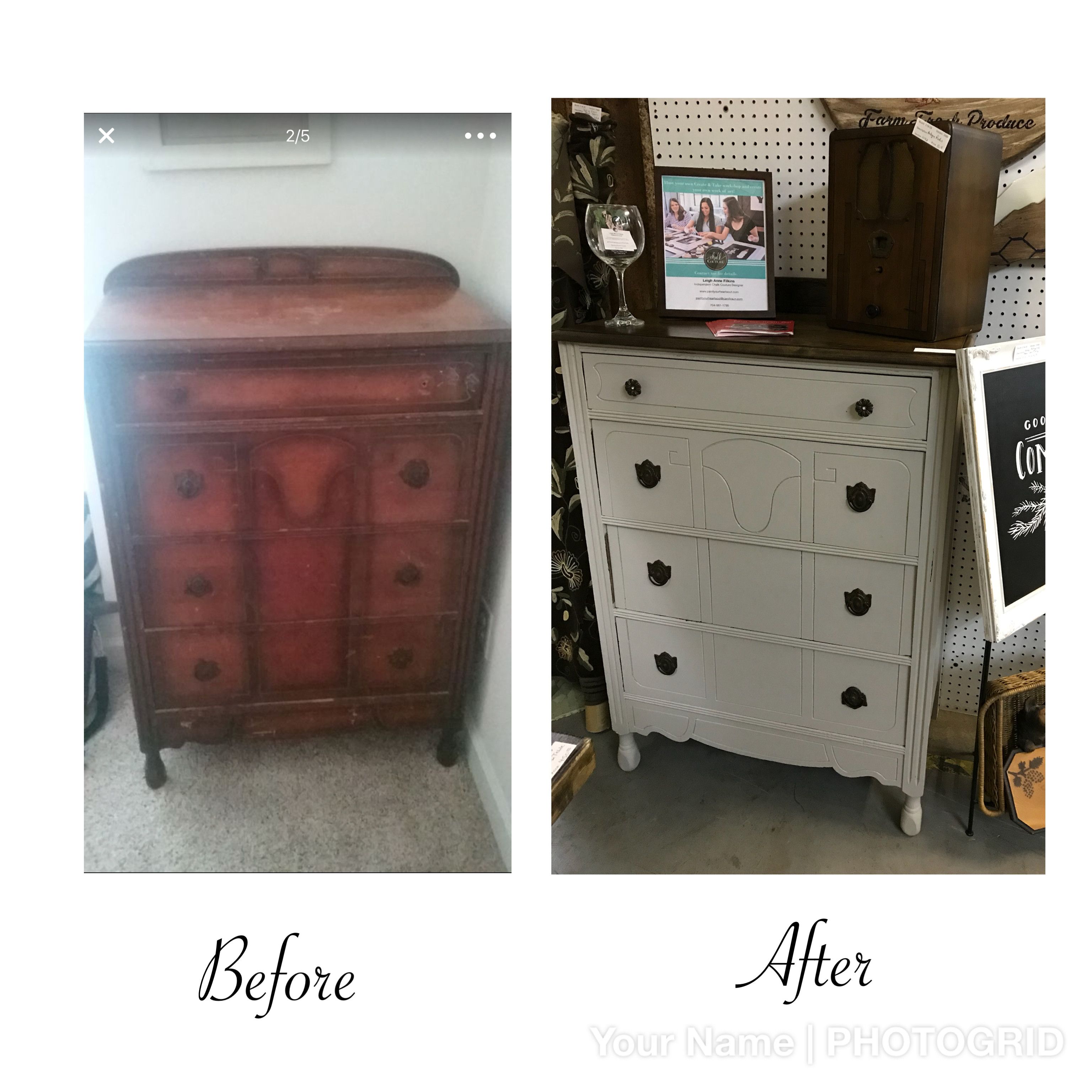 Sold: Dresser Before And After Regarding Filkins Sideboards (View 14 of 30)
