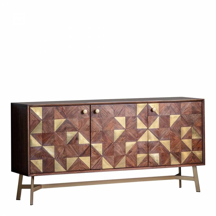 Tate 3 Door Sideboard – Brandalley For Tate Sideboards (View 5 of 30)