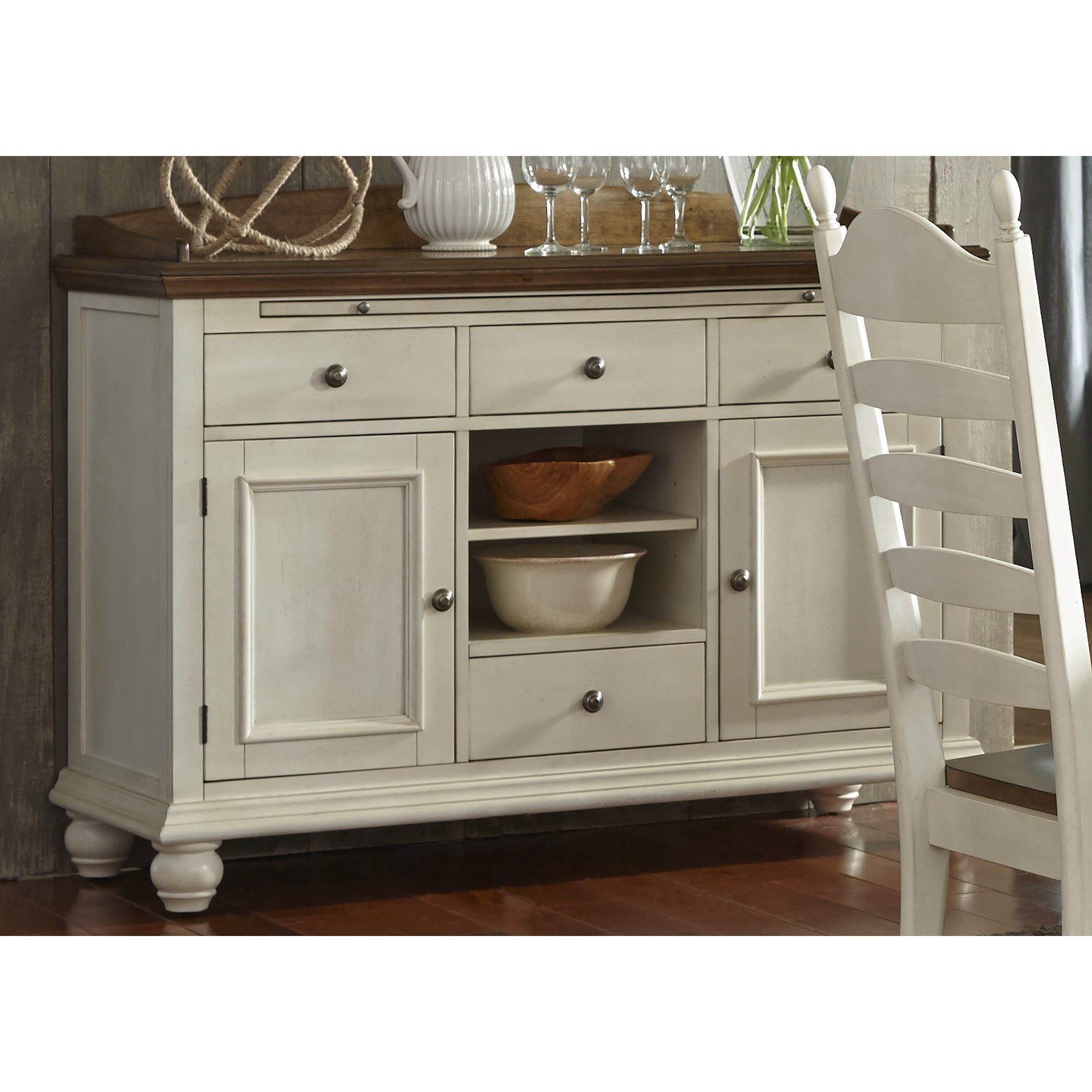 The Gray Barn Careyes Two Tone Sideboard Throughout Light White Oak Two Tone Modern Buffets (Photo 21 of 30)