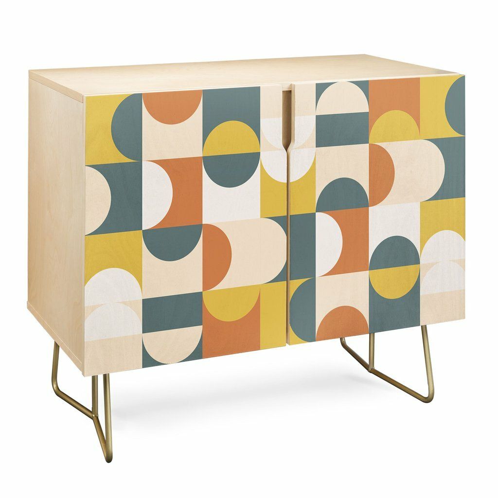 The Old Art Studio Geometric 23 Accent Cabinet For Modele 7 Geometric Credenzas (Photo 12 of 30)