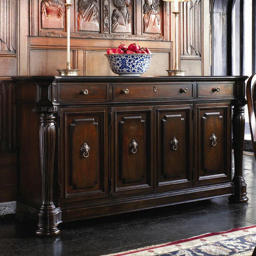 Thomasville Furniture Brompton Hall Credenza Buffet Granite With Regard To Chalus Sideboards (View 25 of 30)