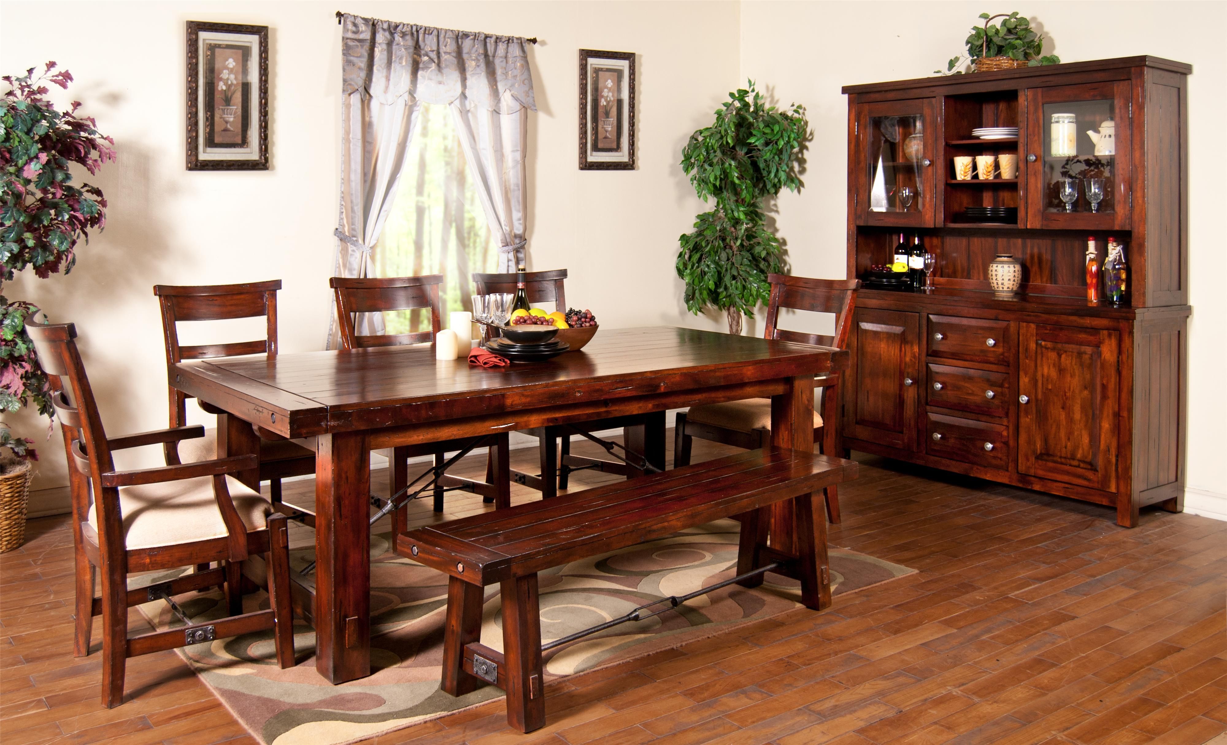 Vineyard (rm)sunny Designs – John V Schultz Furniture Pertaining To Medium Buffets With Wood Top (View 27 of 30)