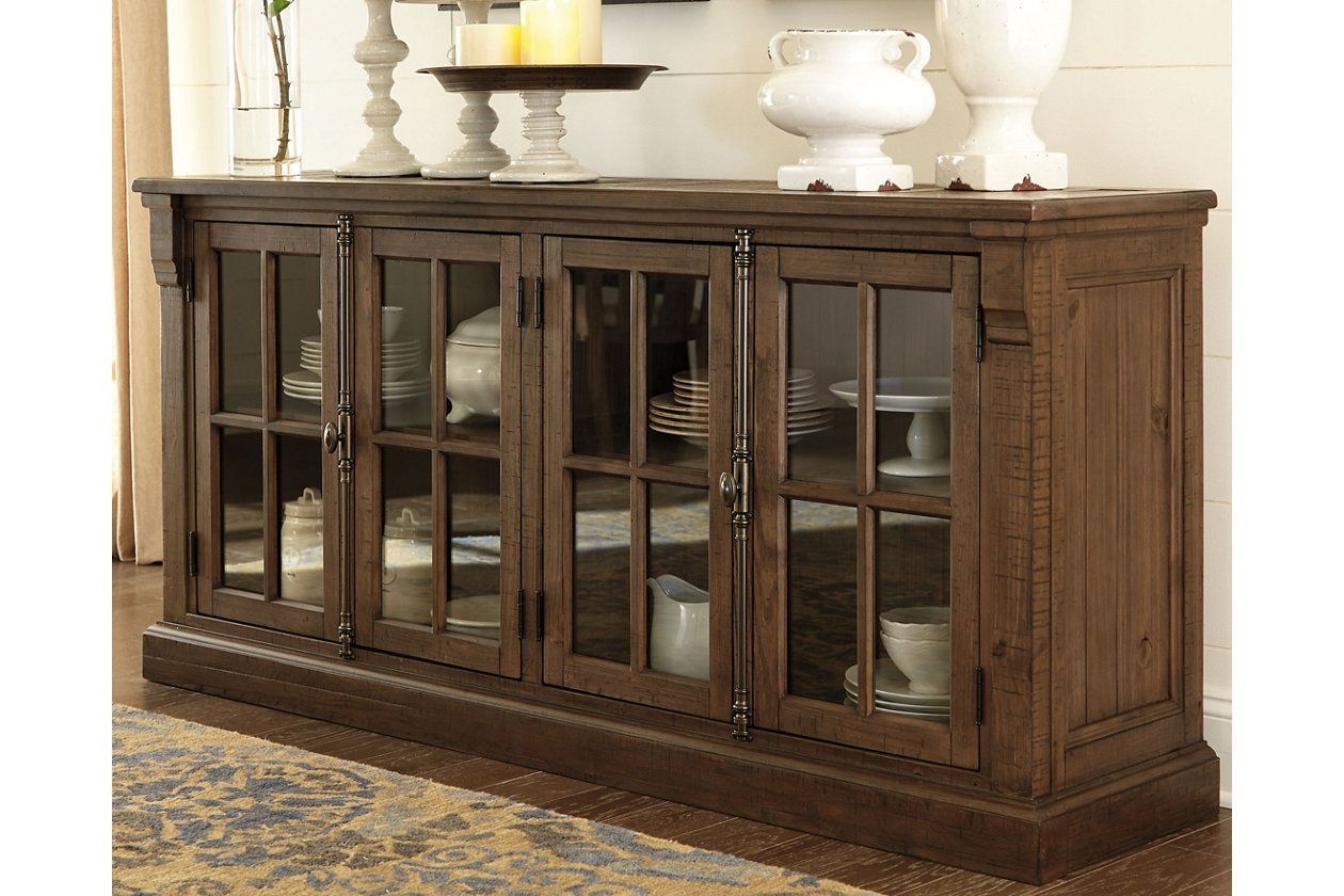 Wendota Dining Room Server | Ashley Furniture Homestore For Thatcher Sideboards (View 10 of 30)