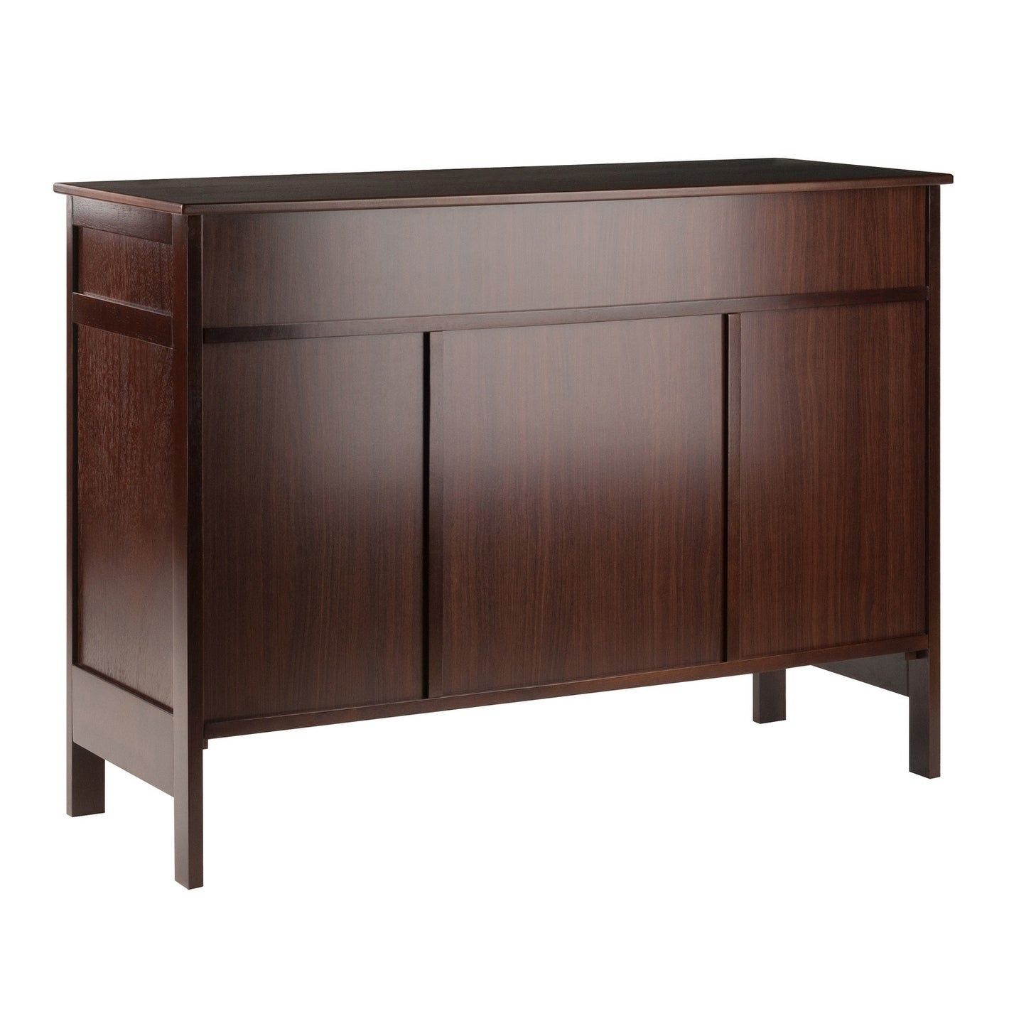 Winsome Gordon Solid And Composite Wood Buffet Cabinet/sideboard In  Cappuccino Finish In Solid And Composite Wood Buffets In Cappuccino Finish (View 2 of 30)