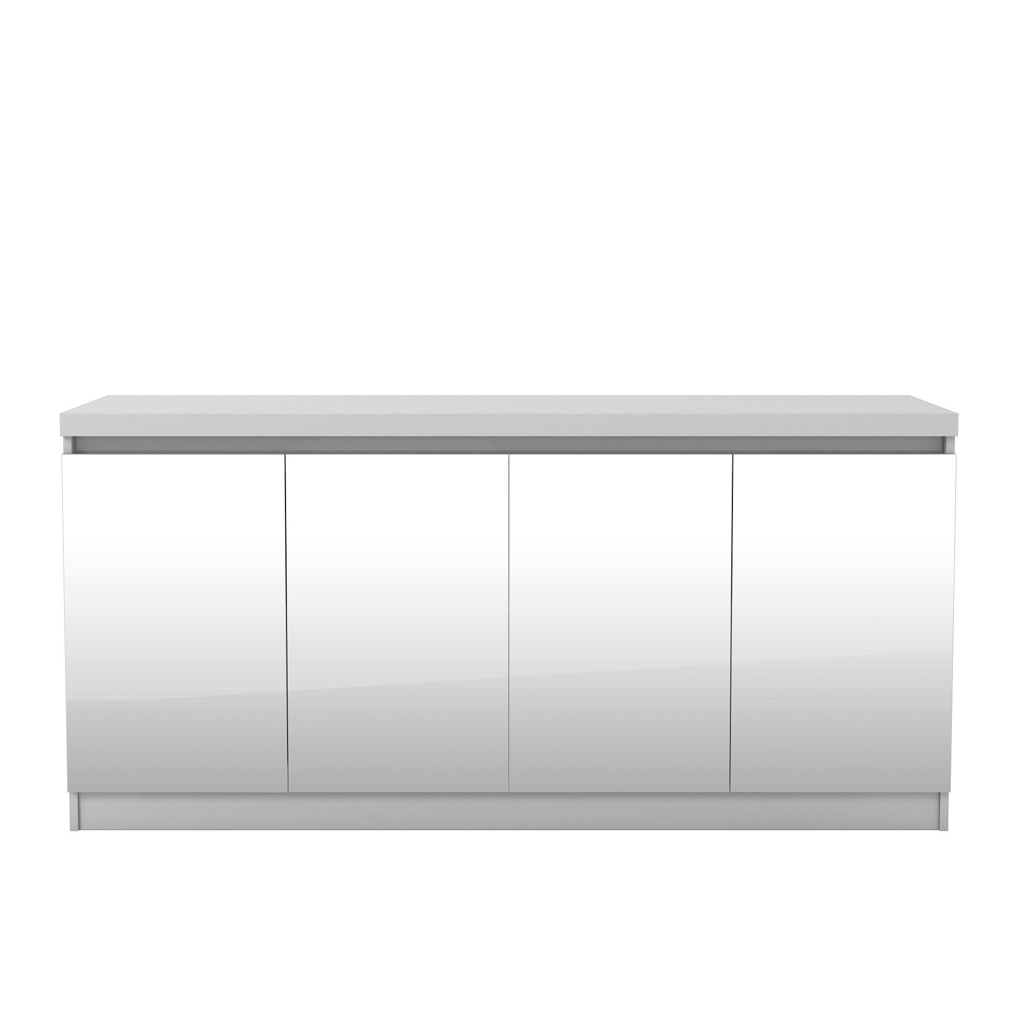 Zachariah Buffet Table With White Geometric Buffets (View 25 of 30)
