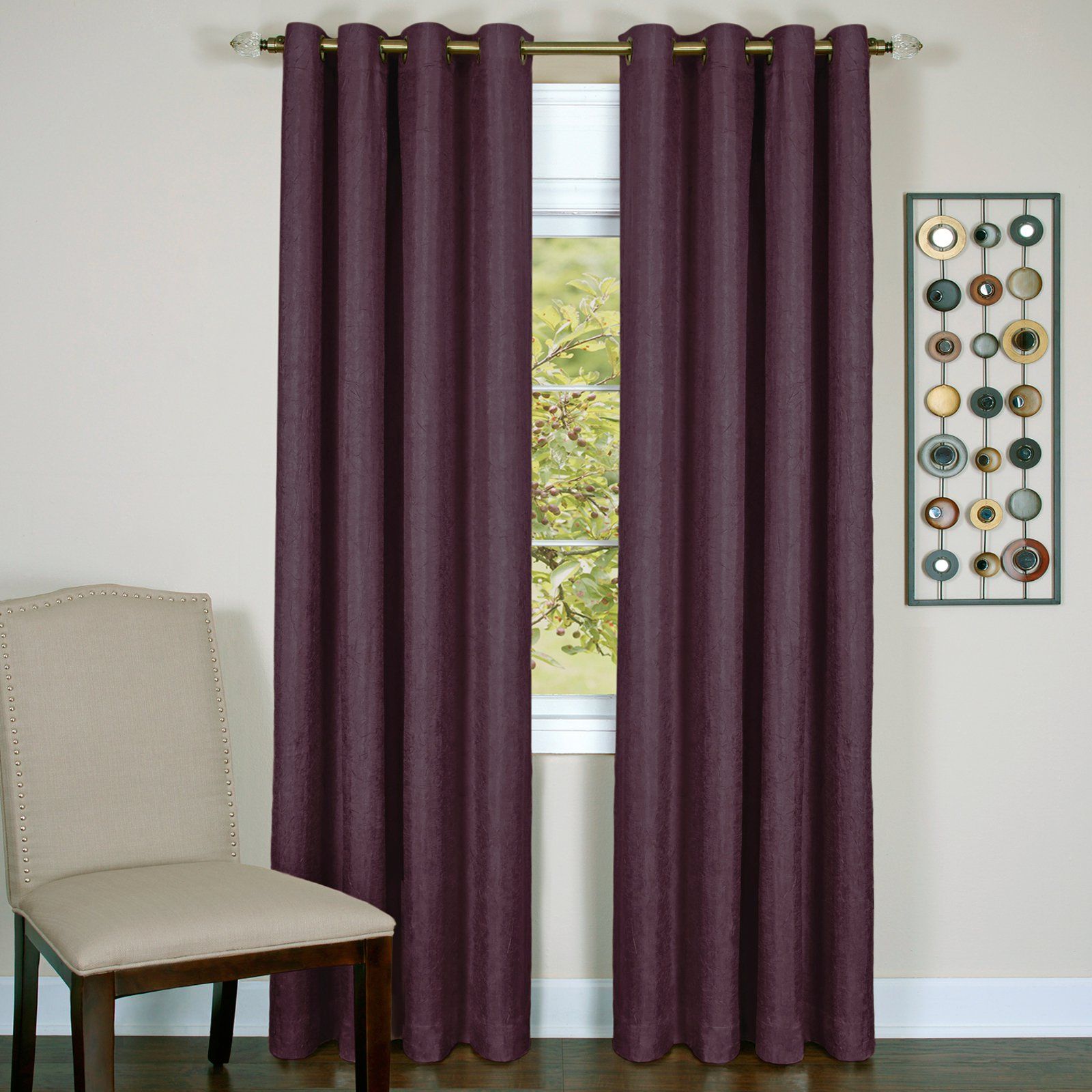 Achim Taylor – Lined Grommet Window Curtain Panel With Lined Grommet Curtain Panels (View 5 of 20)