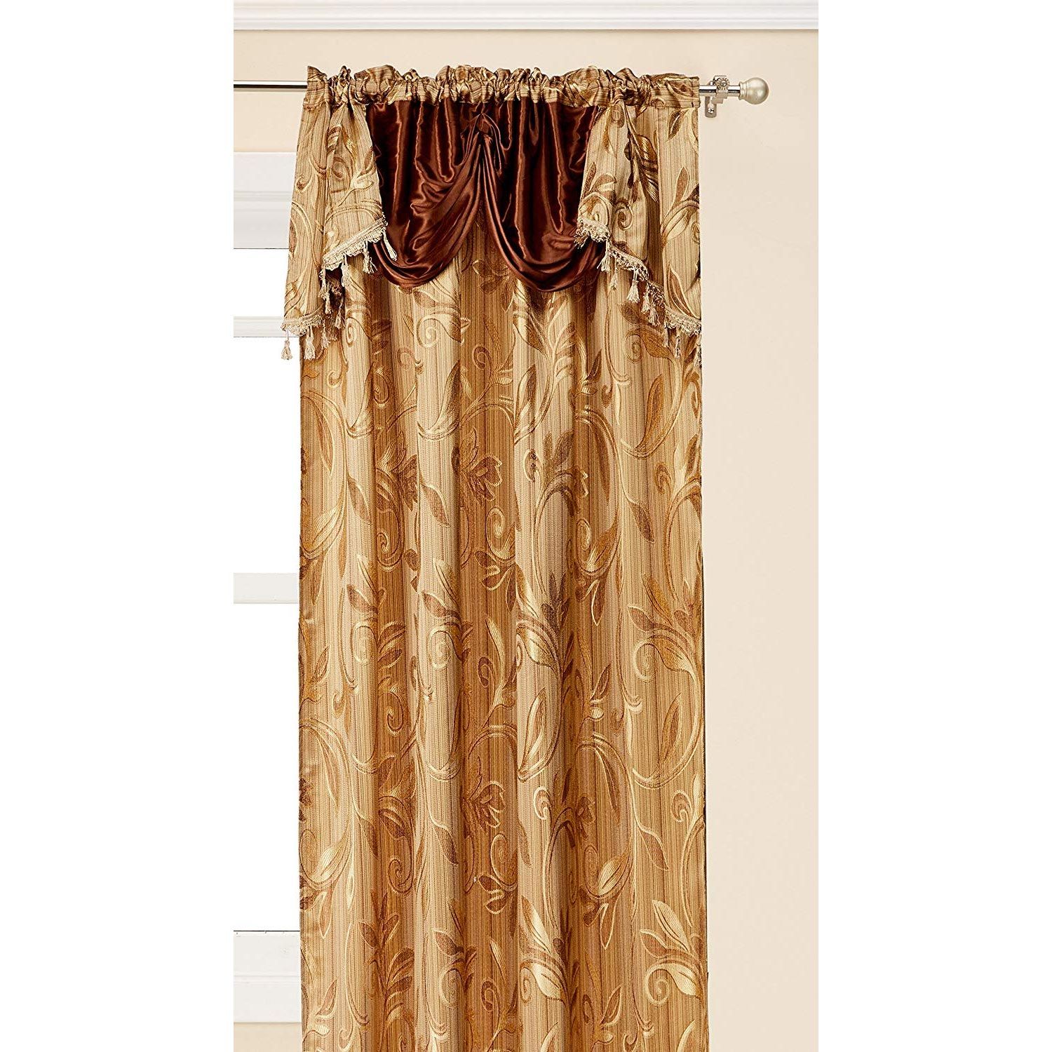 Alphabet Deal | Elegance Linen Luxury Jacquard Curtain Panel| Price : $ (View 15 of 20)