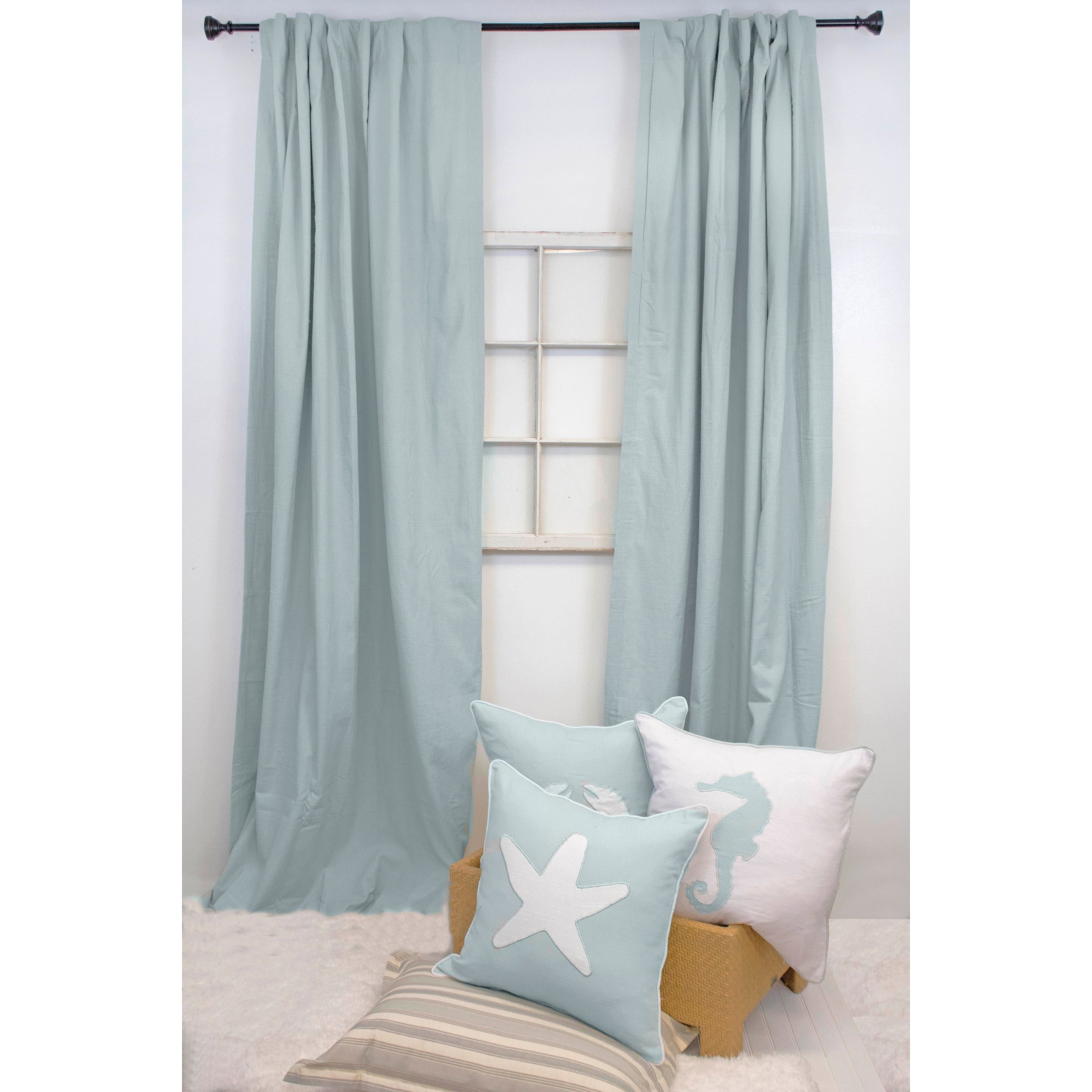 American Colors Brand Heritage Cotton Solid Curtain Panels With Solid Cotton Pleated Curtains (View 23 of 30)