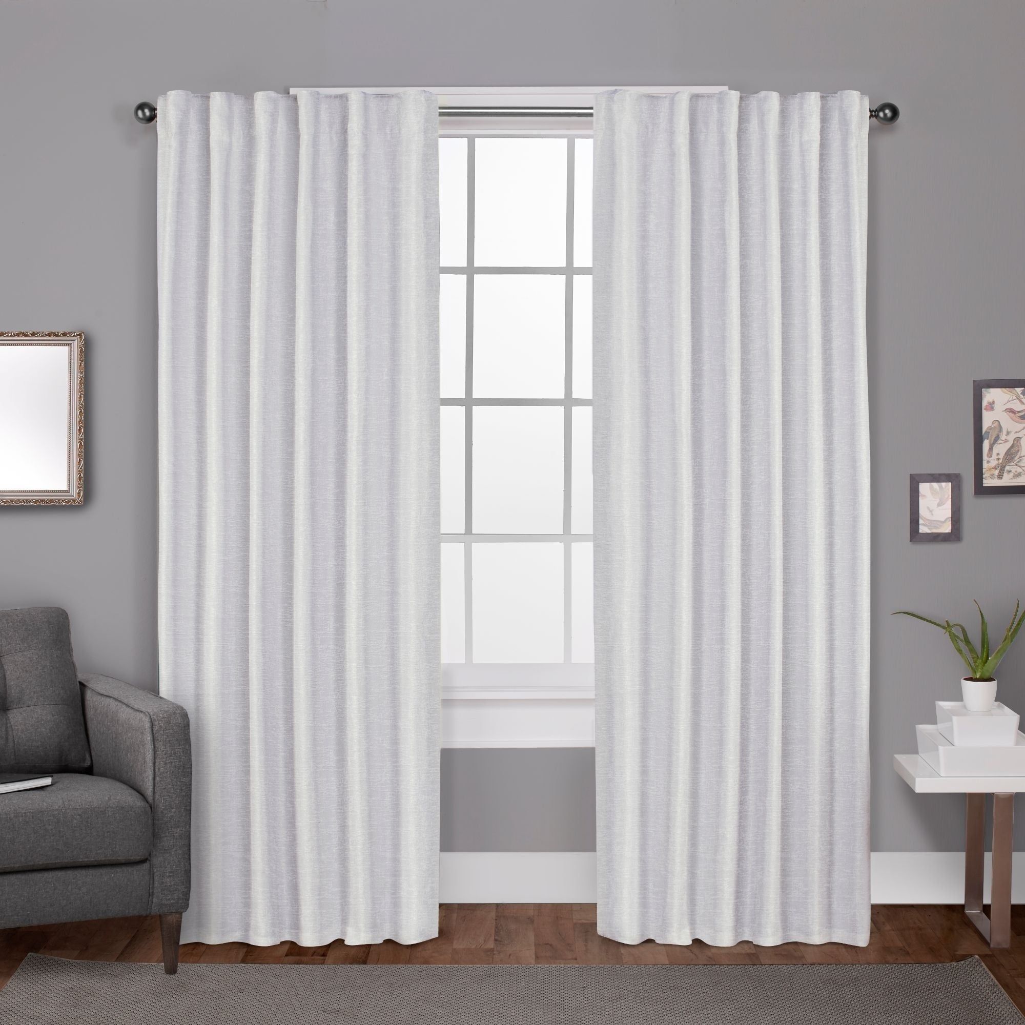 Ati Home Zeus Thermal Woven Blackout Back Tab Top Curtain Panel Pair In Cyrus Thermal Blackout Back Tab Curtain Panels (View 1 of 20)