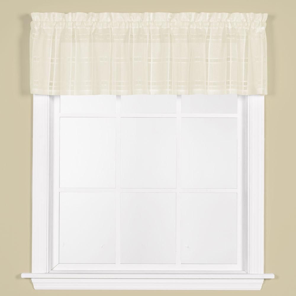 Atlantic Stripe Semi Sheer Grommet Top Panel | Products Throughout Kaylee Solid Crushed Sheer Window Curtain Pairs (View 18 of 20)