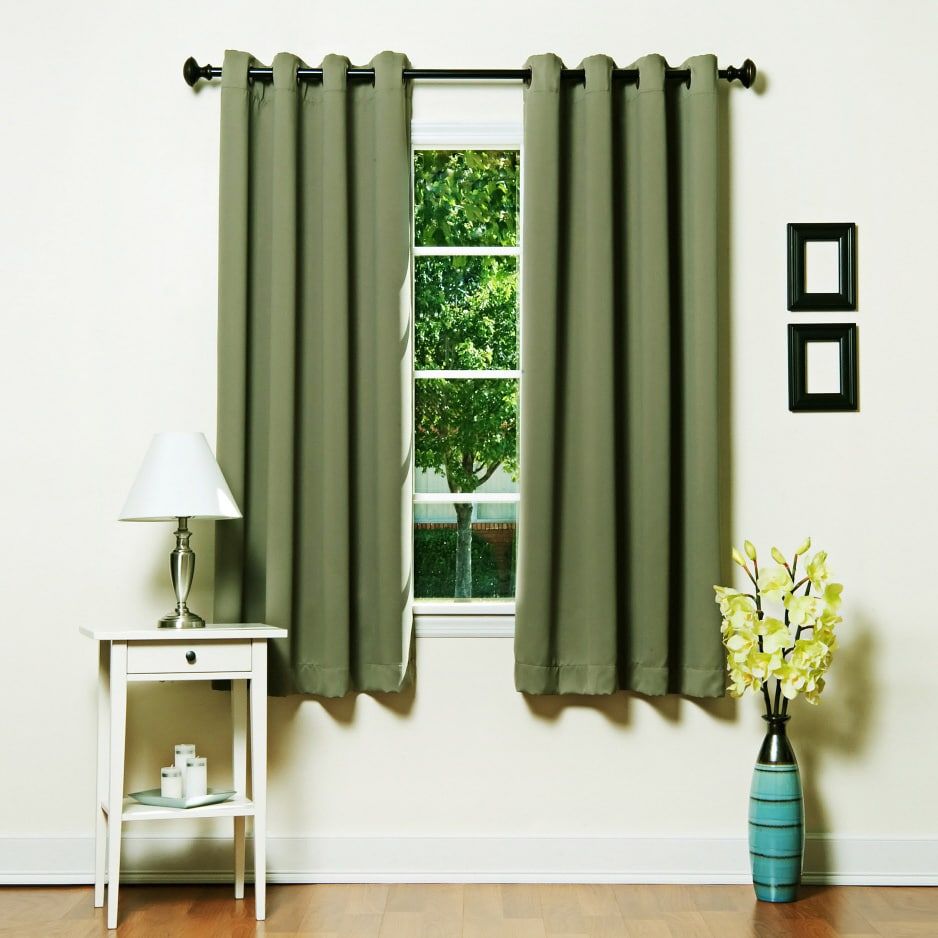 Aurora Home Grommet Top Thermal Insulated Blackout 64 Inch In Thermal Insulated Blackout Grommet Top Curtain Panel Pairs (Photo 28 of 30)