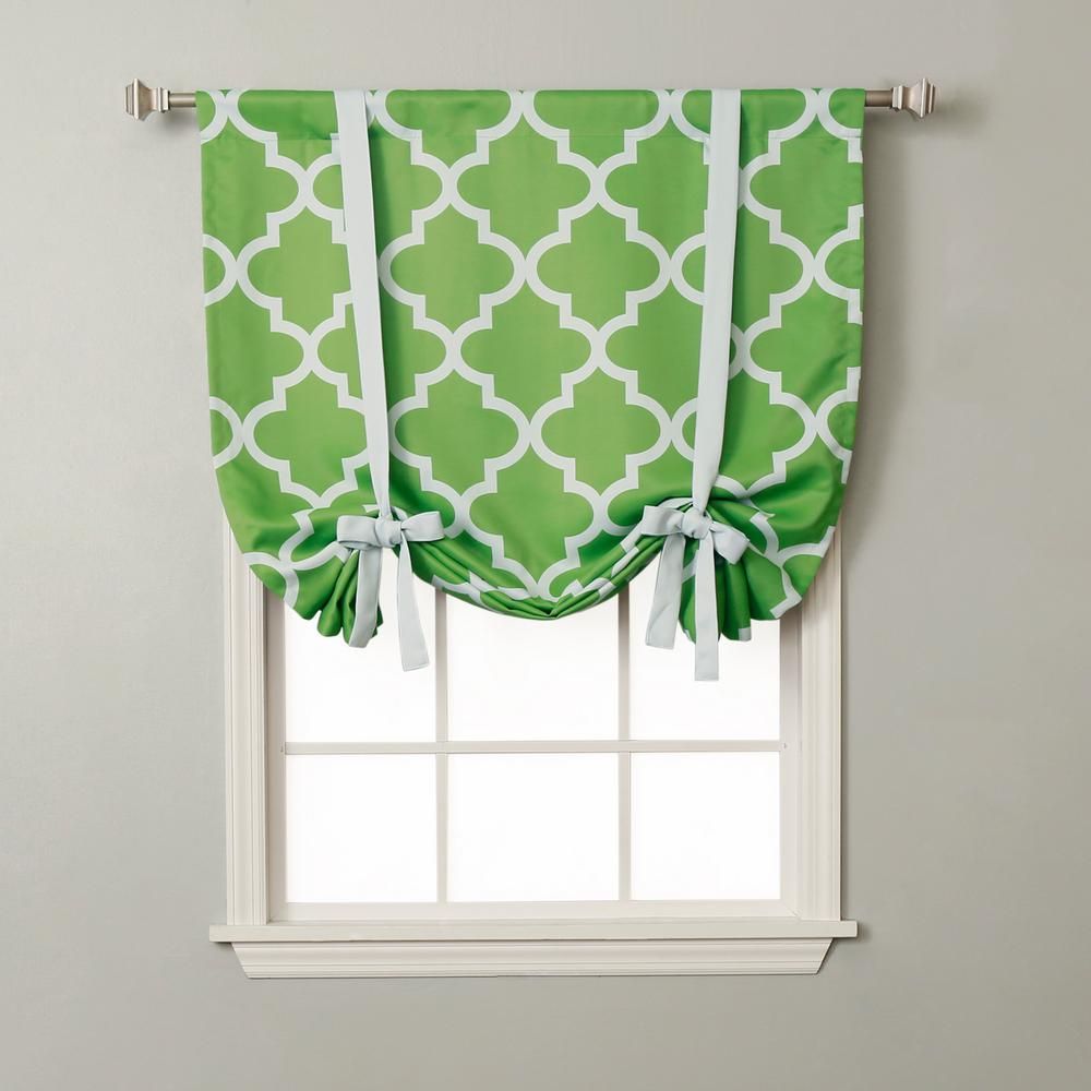 Best Home Fashion Moroccan 42 In. W X 63 In. L Drapery Panel In Green Within Moroccan Style Thermal Insulated Blackout Curtain Panel Pairs (Photo 19 of 20)
