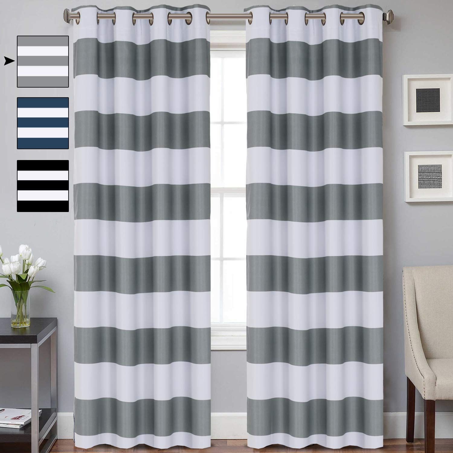 Cheap Striped Velvet Curtains, Find Striped Velvet Curtains Inside Velvet Dream Silver Curtain Panel Pairs (Photo 31 of 31)