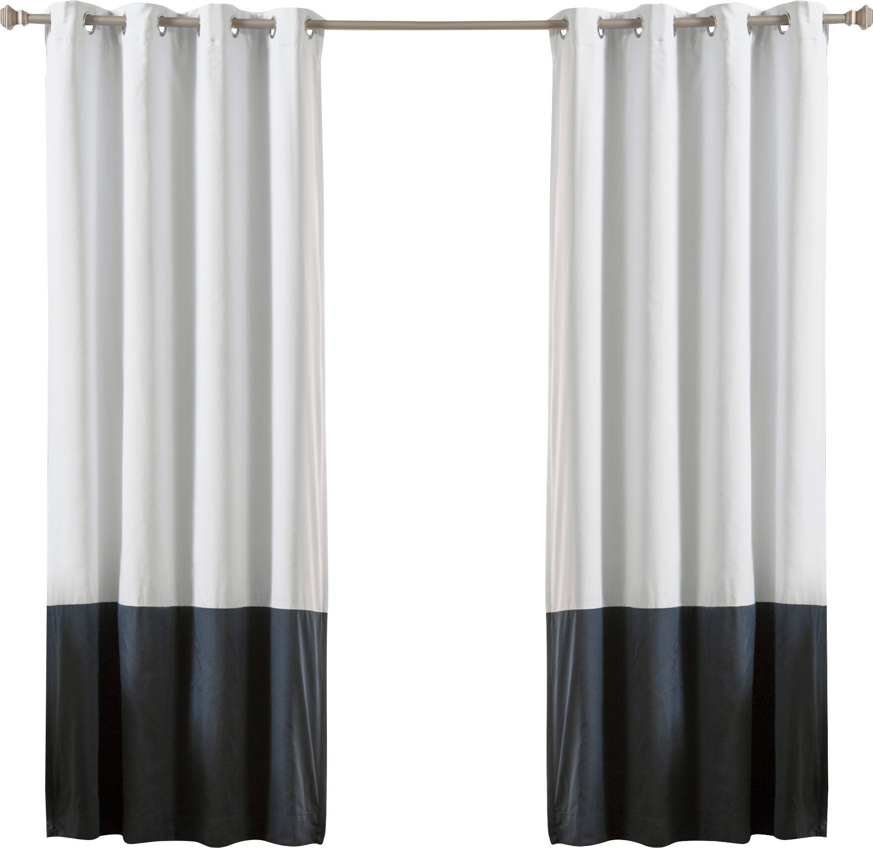 Color Block Curtains – Easy Home Decorating Ideas Throughout Vertical Colorblock Panama Curtains (View 28 of 30)