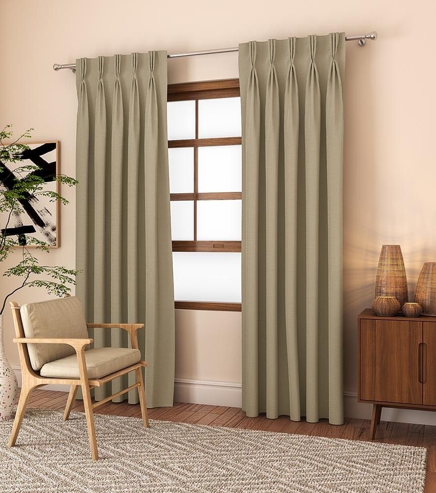 Cotton Classic Curtain – Set Of 2 – Browse Curtains Throughout Solid Cotton Pleated Curtains (View 19 of 30)