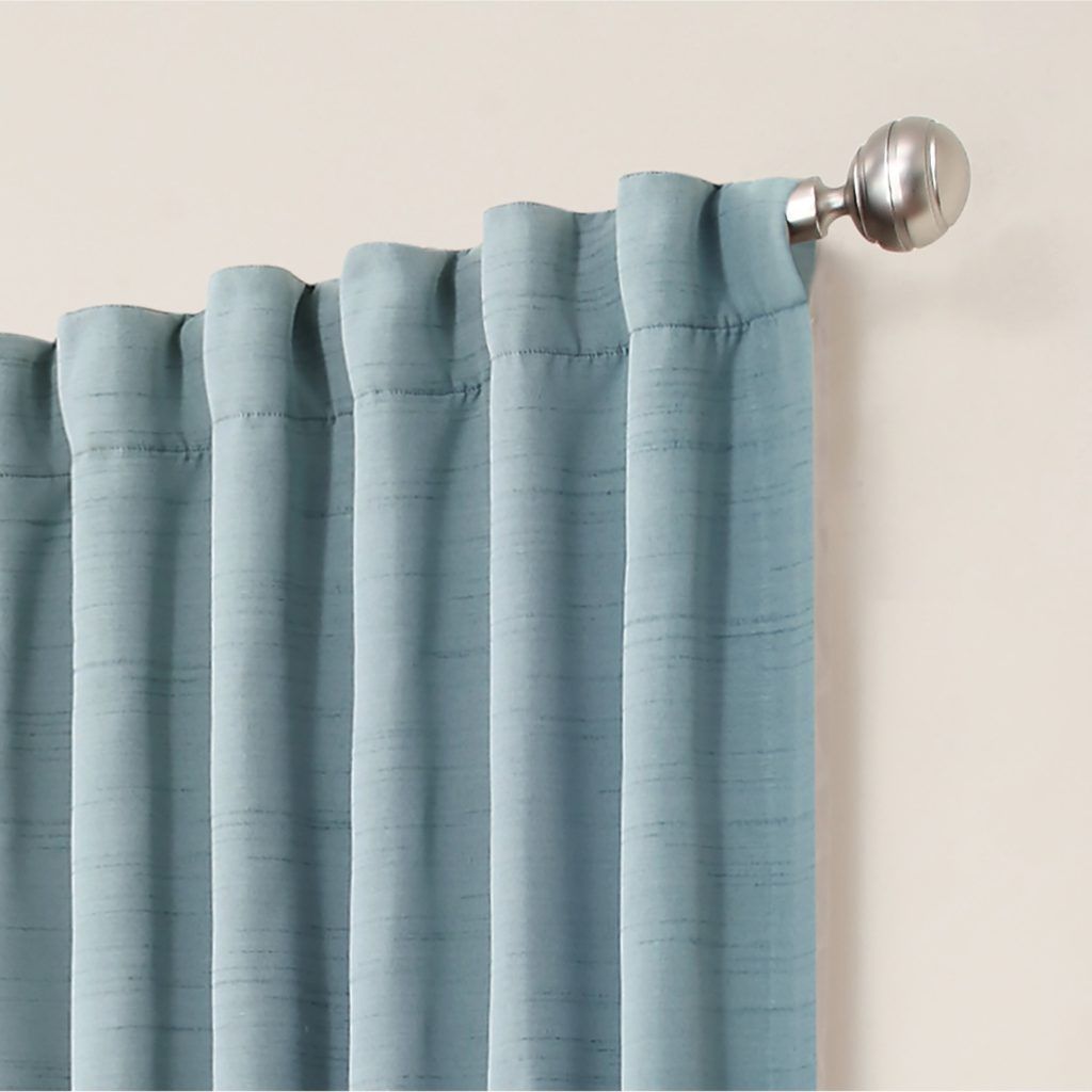 Curtain ~ Eclipse Blackouts Webber River Blue 95in Grommet In Thermaweave Blackout Curtains (View 27 of 30)