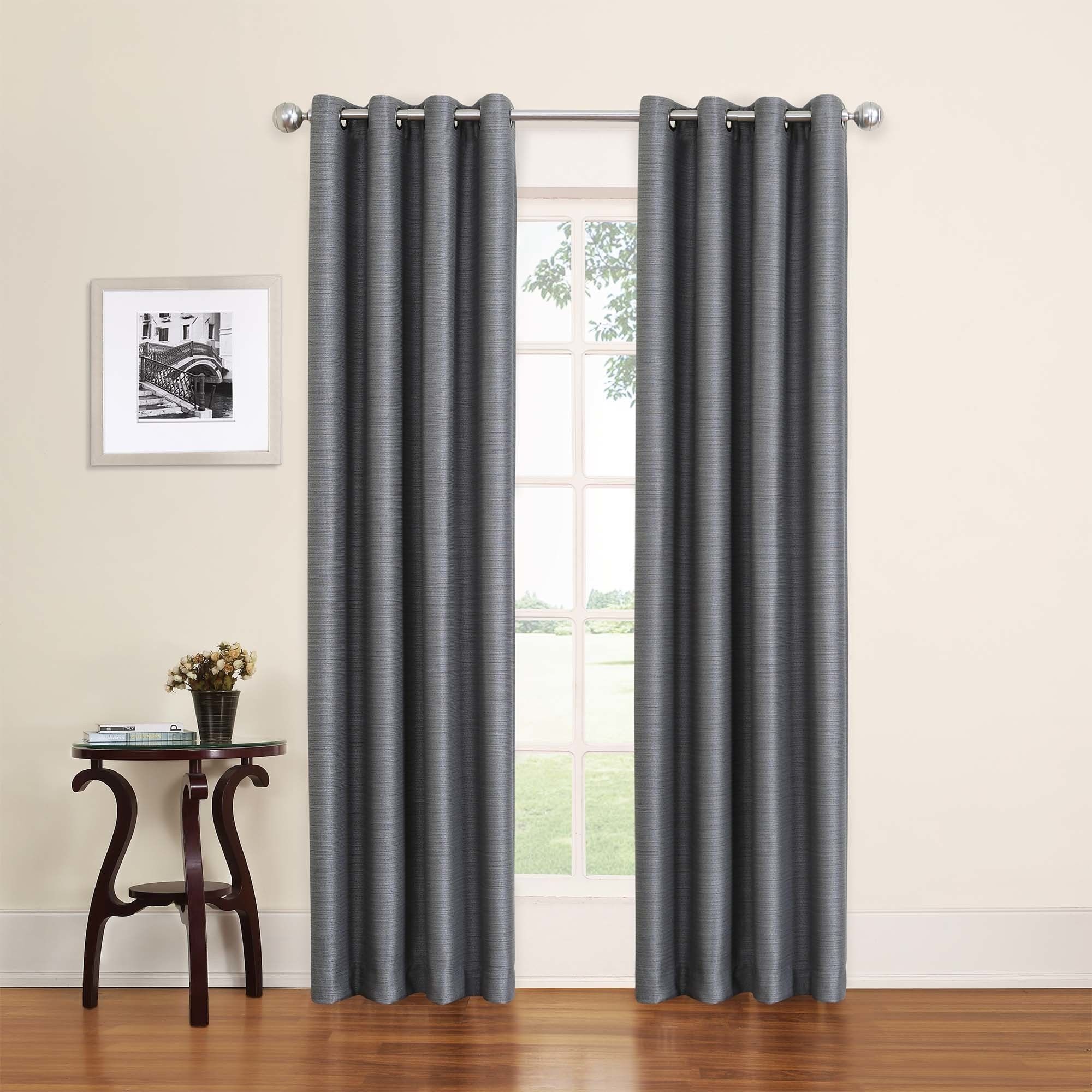 Eclipse Bryson Thermaweave Blackout Curtain Panel (52x108 In Thermaweave Blackout Curtains (Photo 7 of 30)