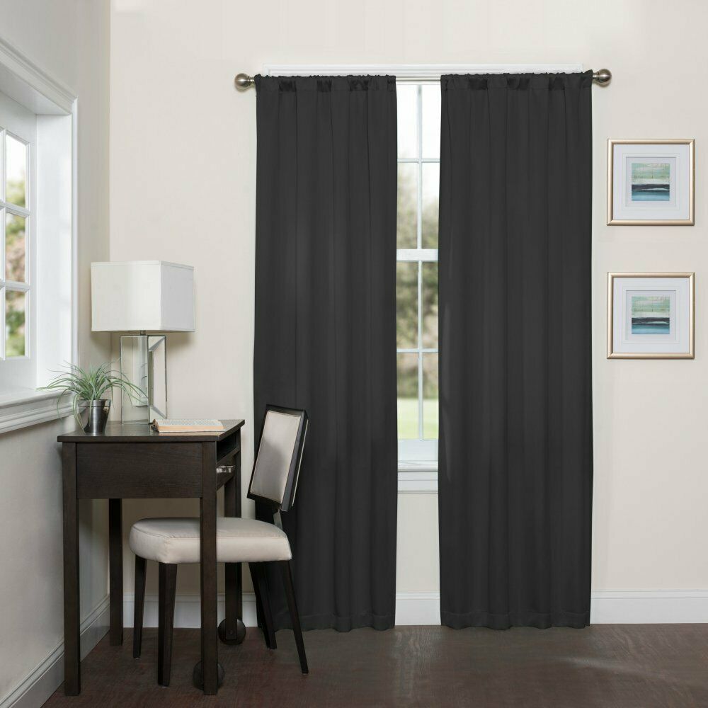 Eclipse Darrell Thermaweave Blackout Window Curtain Panel With Regard To Thermaweave Blackout Curtains (View 11 of 30)