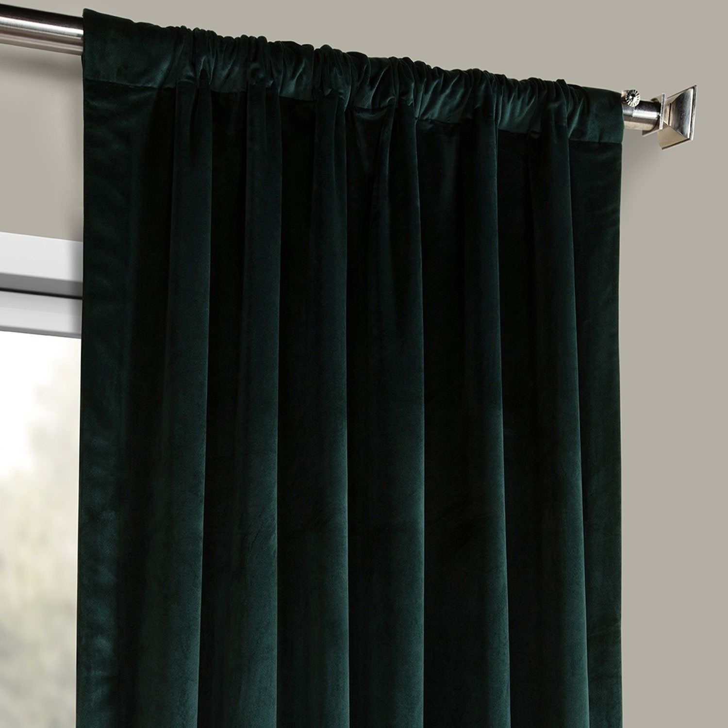 Exclusive Fabrics Heritage Plush Velvet Curtain In Heritage Plush Velvet Curtains (View 10 of 20)