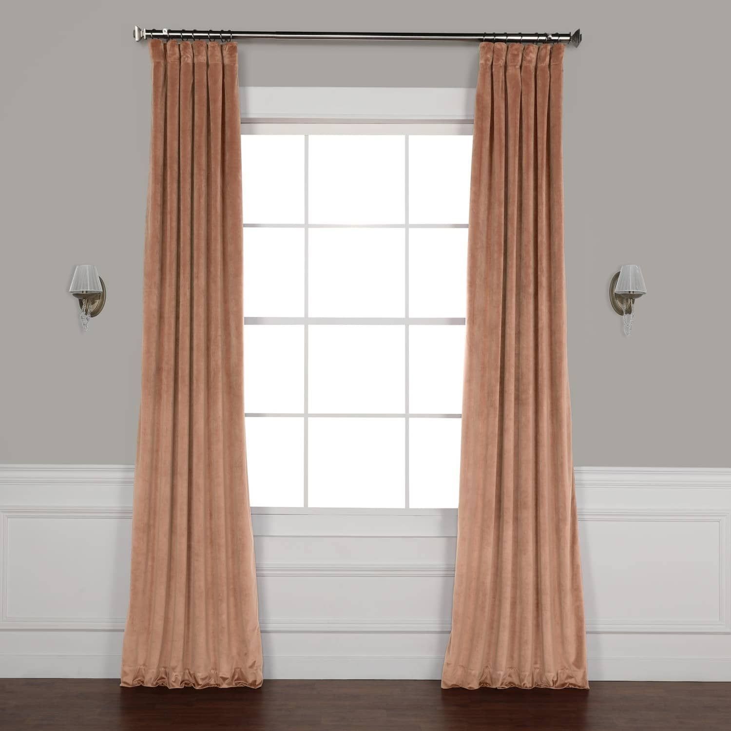 Exclusive Fabrics Heritage Plush Velvet Single Curtain Panel Regarding Heritage Plush Velvet Single Curtain Panels (View 5 of 20)