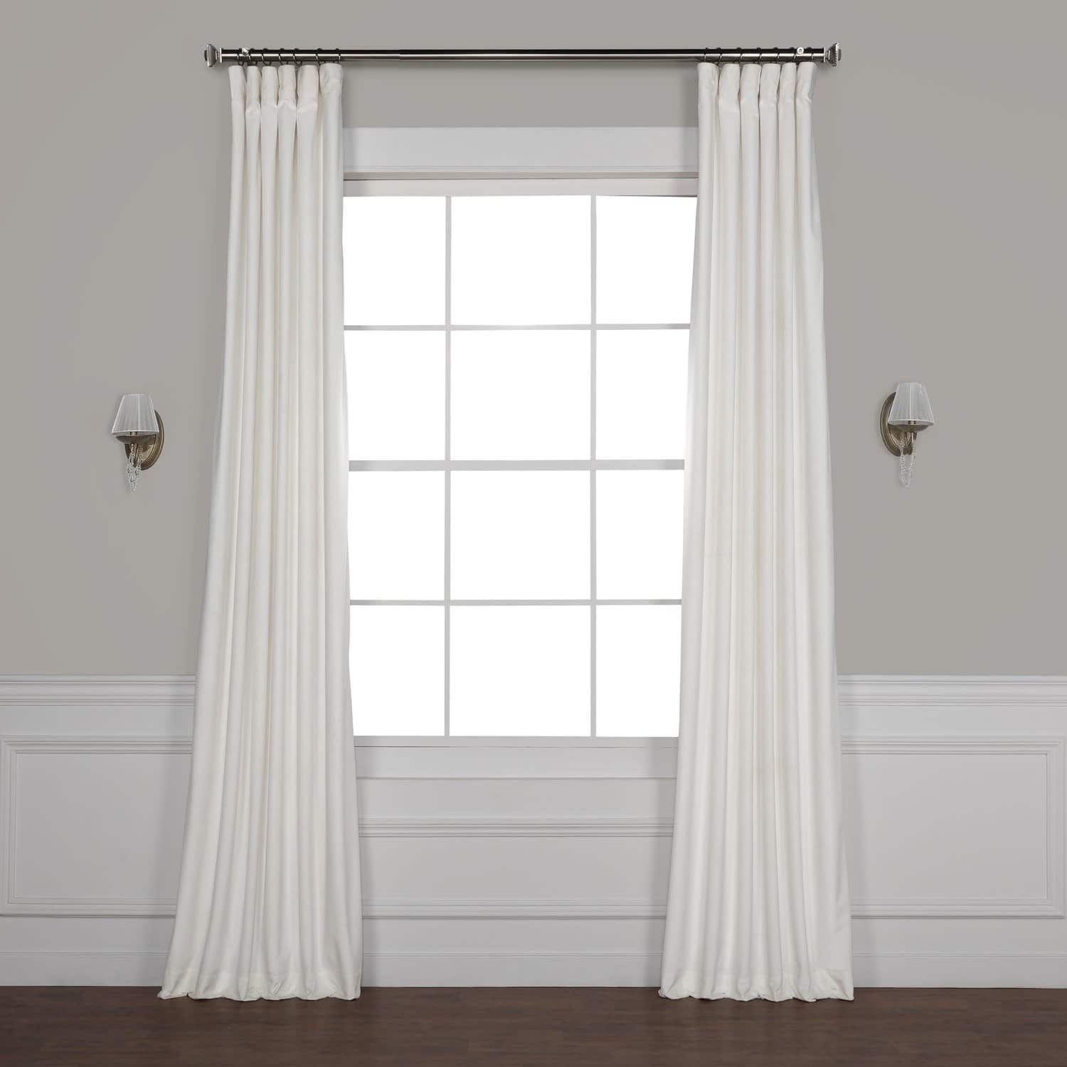 Exclusive Fabrics Heritage Plush Velvet Single Curtain Panel Within Heritage Plush Velvet Single Curtain Panels (View 6 of 20)