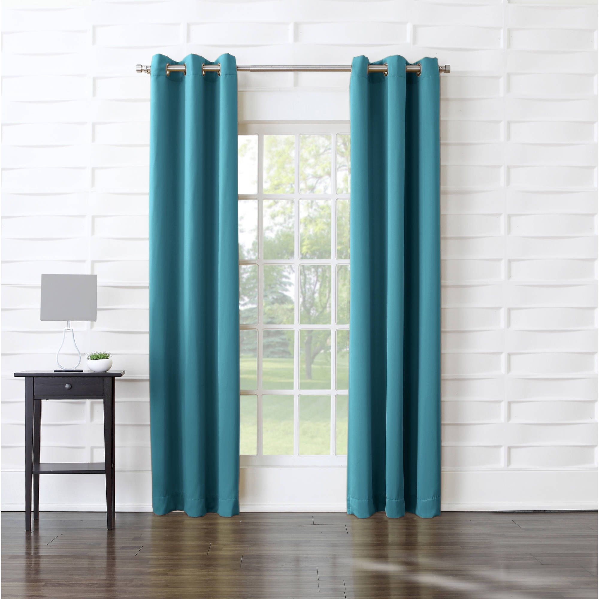 Exclusive Home Curtains 2 Pack Wilshire Burnout Sheer Grommet Top Curtain  Panels With Wilshire Burnout Grommet Top Curtain Panel Pairs (Photo 28 of 30)