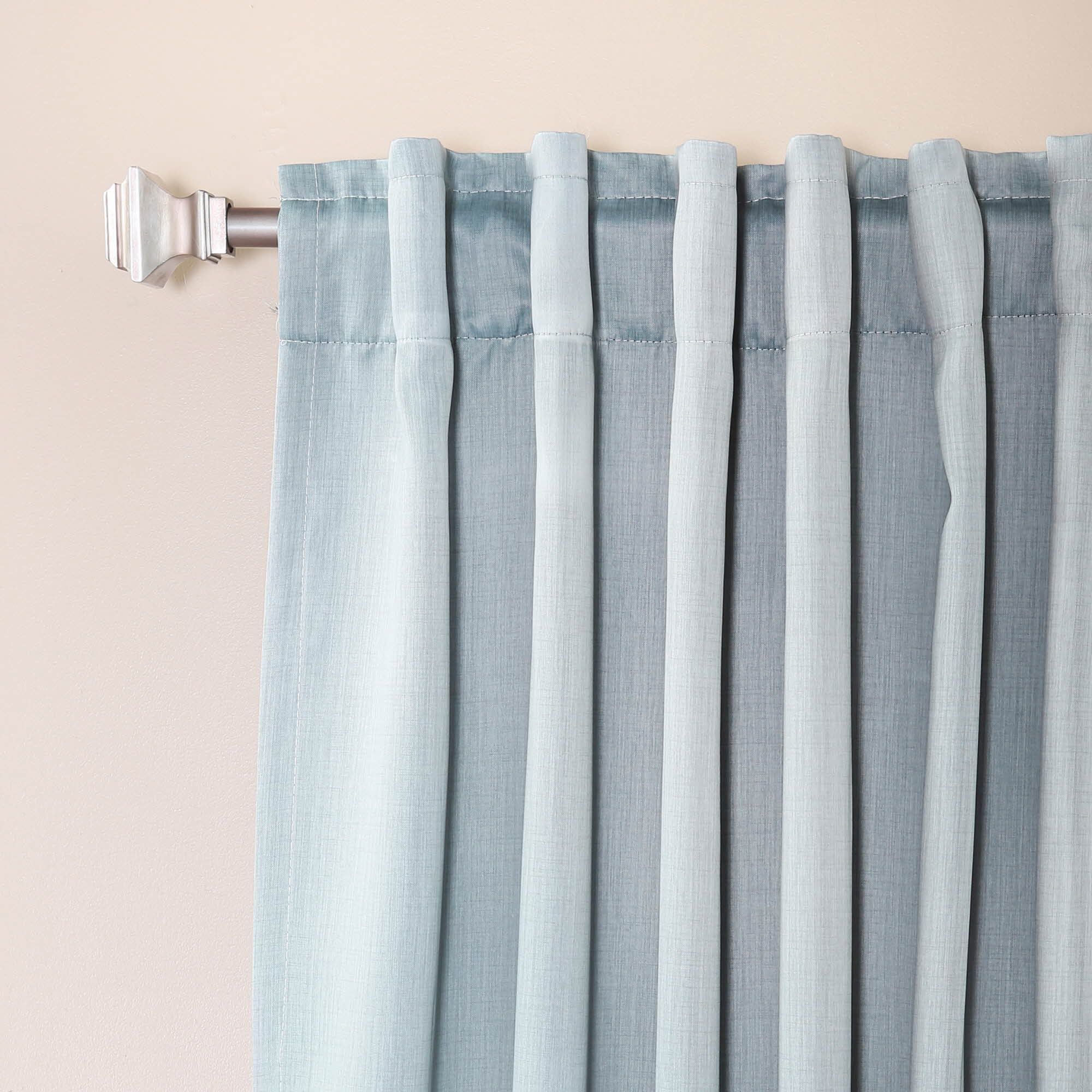 Grey Linen Look Back Tab Thermal Insulated Blackout Curtains Inside Thermal Insulated Blackout Curtain Pairs (View 21 of 30)