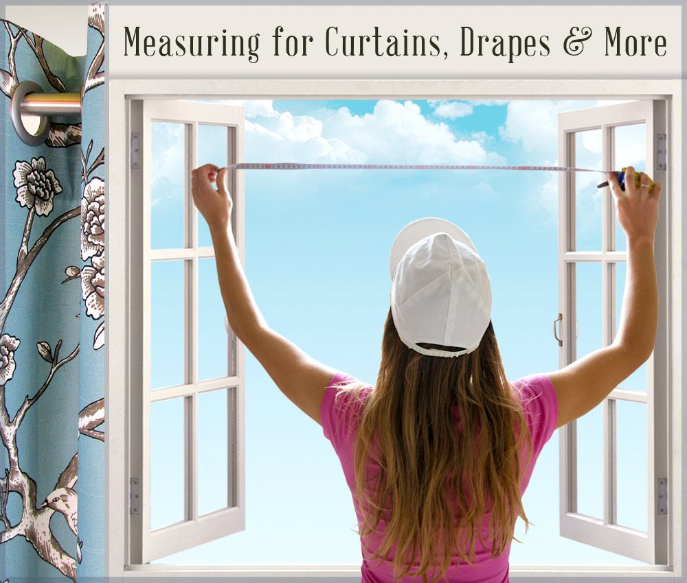 How To Measure For Curtains, Drapes & More | Sew4home Throughout Linen Button Window Curtains Single Panel (View 10 of 20)