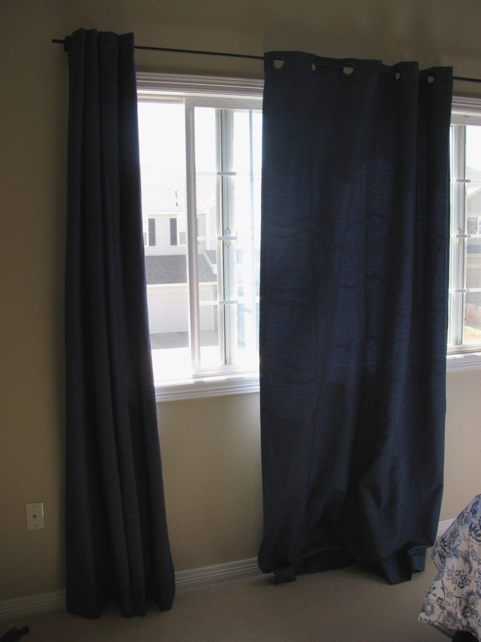 Ikea Concept Curtains Too Long – Kitschcat.club Within Vertical Colorblock Panama Curtains (Photo 21 of 30)