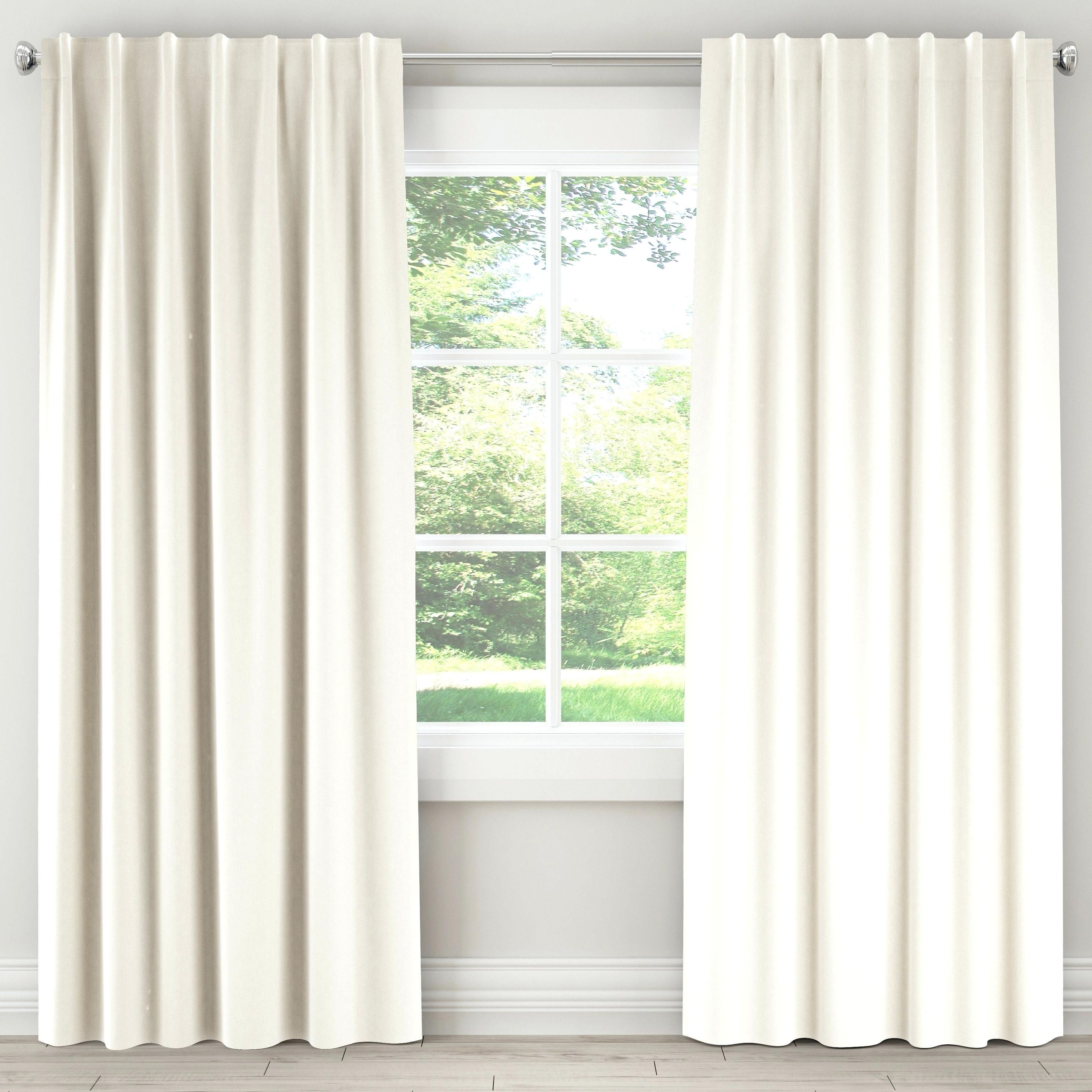 Ivory Velvet Curtains Cotton Luster Velvet Curtain Dusty Inside Signature Ivory Velvet Blackout Single Curtain Panels (Photo 21 of 34)