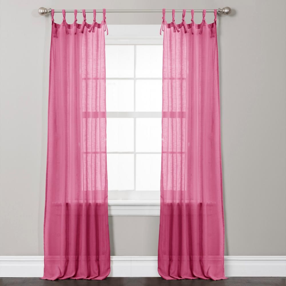 Lush Decor Helena Window Panel In Pink – 84 In. L X 38 In (View 14 of 20)