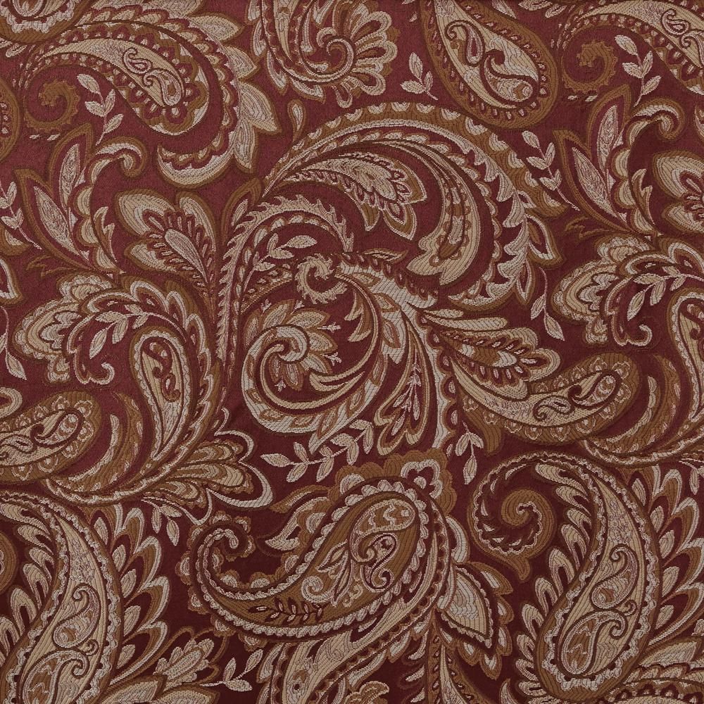 Madison Park Whitman Burgundy 50 In. X 108 In. (2) Jacquard Panel Pair Intended For Whitman Curtain Panel Pairs (Photo 16 of 30)